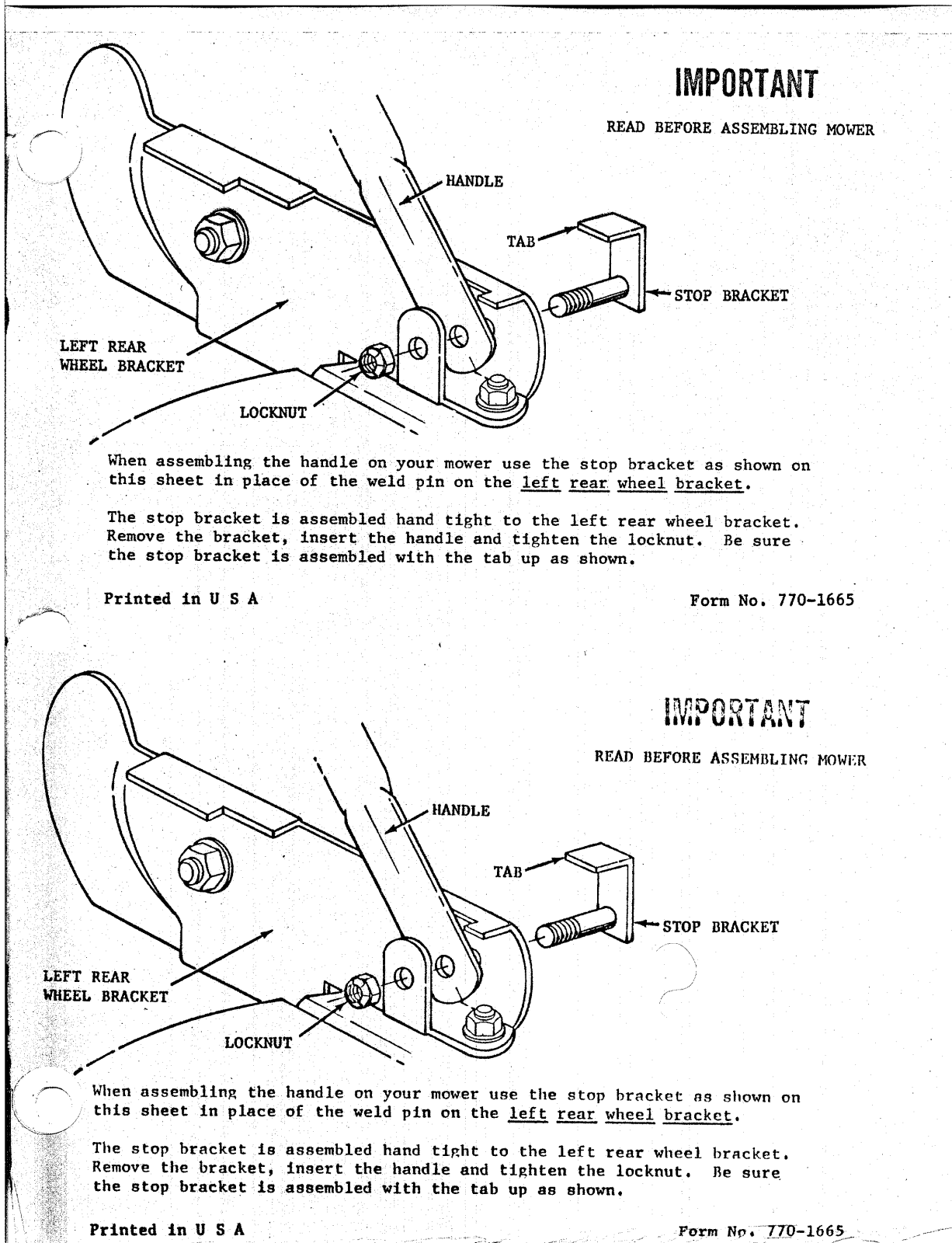 Mtd LGT1100 schematics