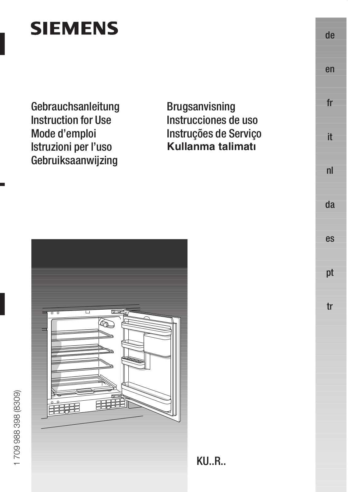 SIEMENS KU15R User Manual