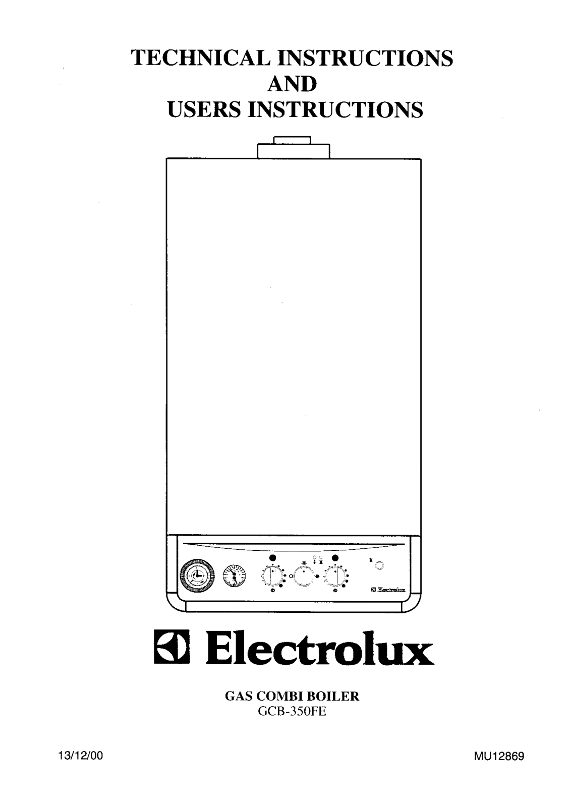 AEG GCB350FERON User Manual