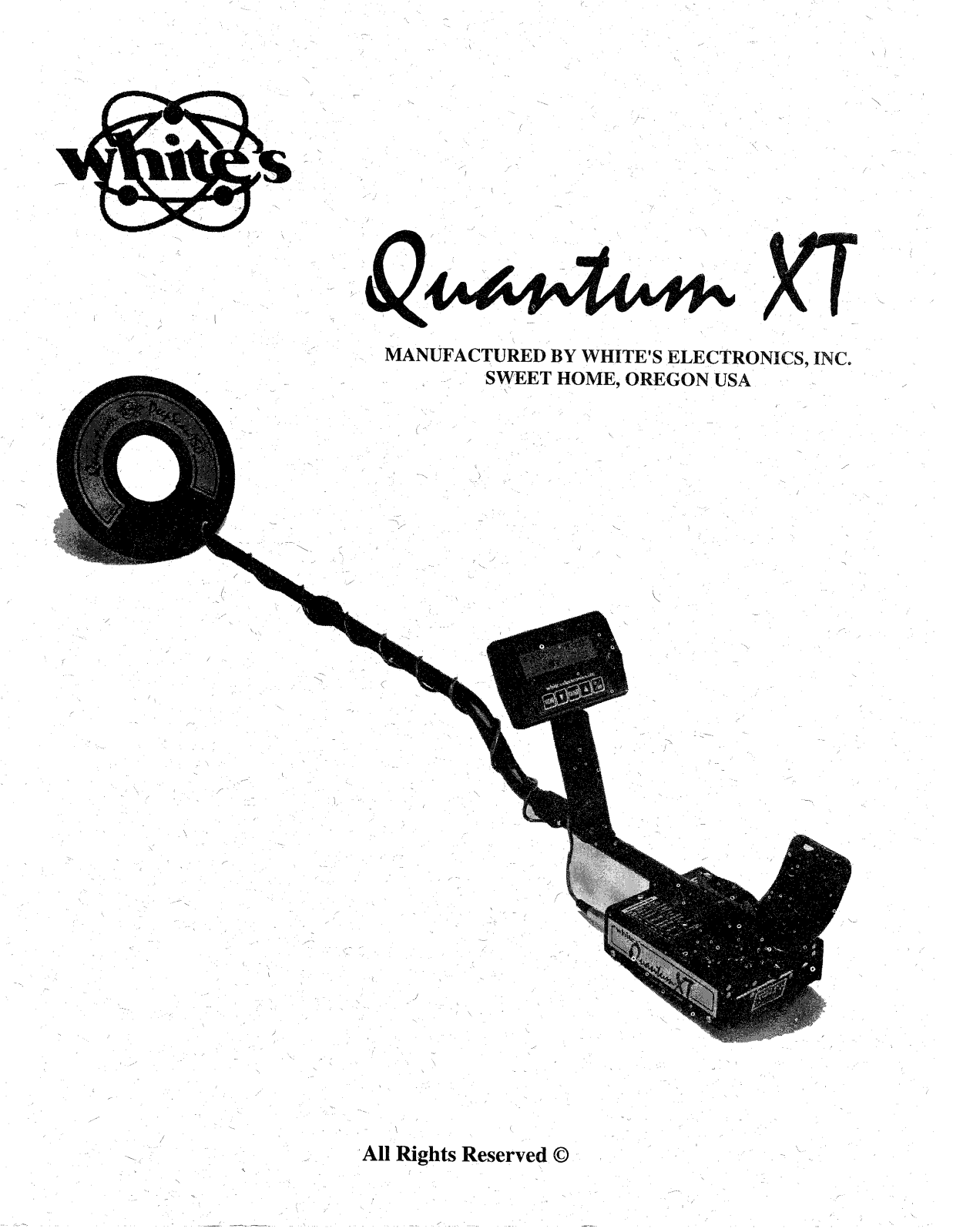 Whites Electronics QXT User Manual