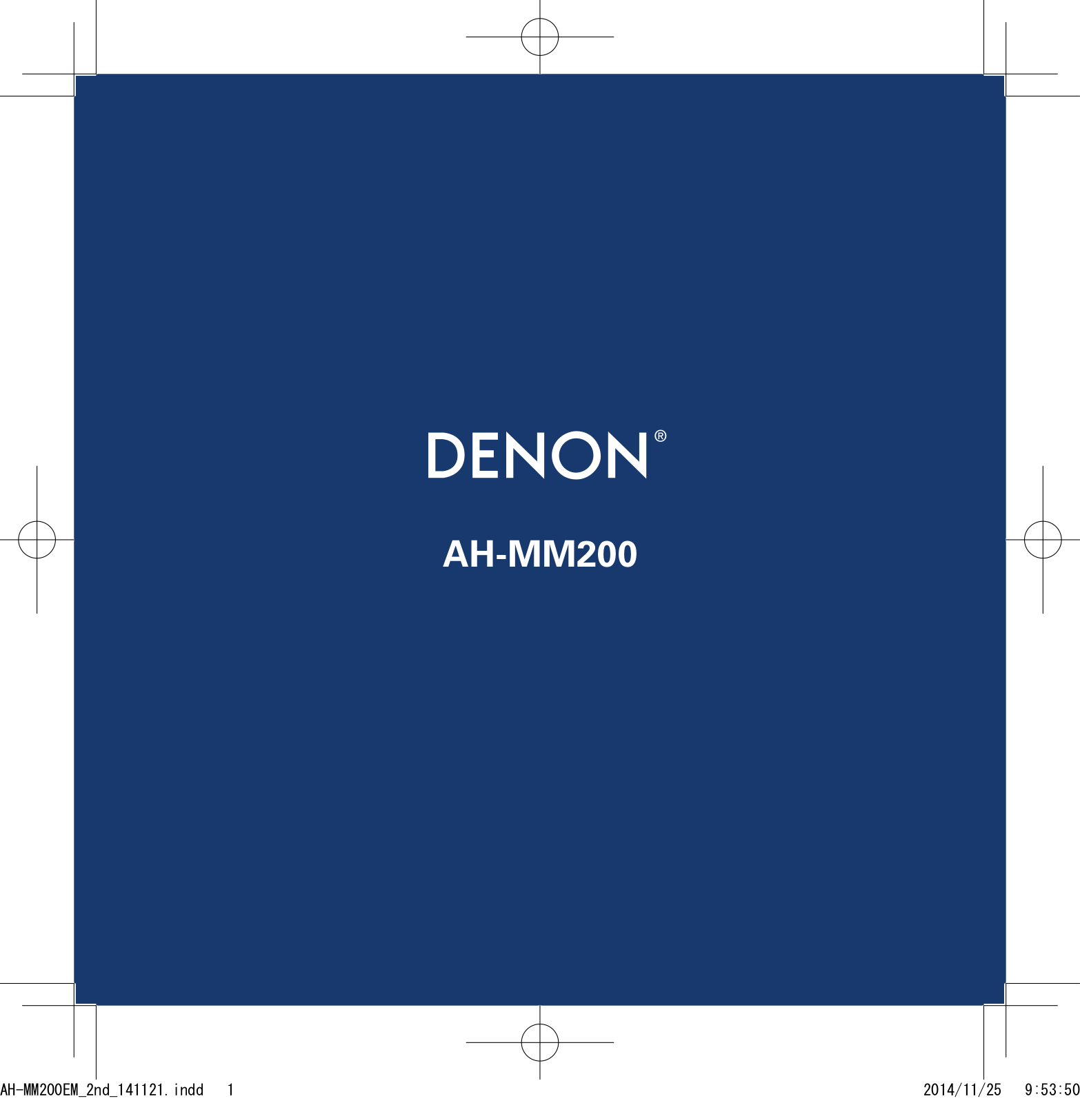 Denon AH-MM200 User Manual