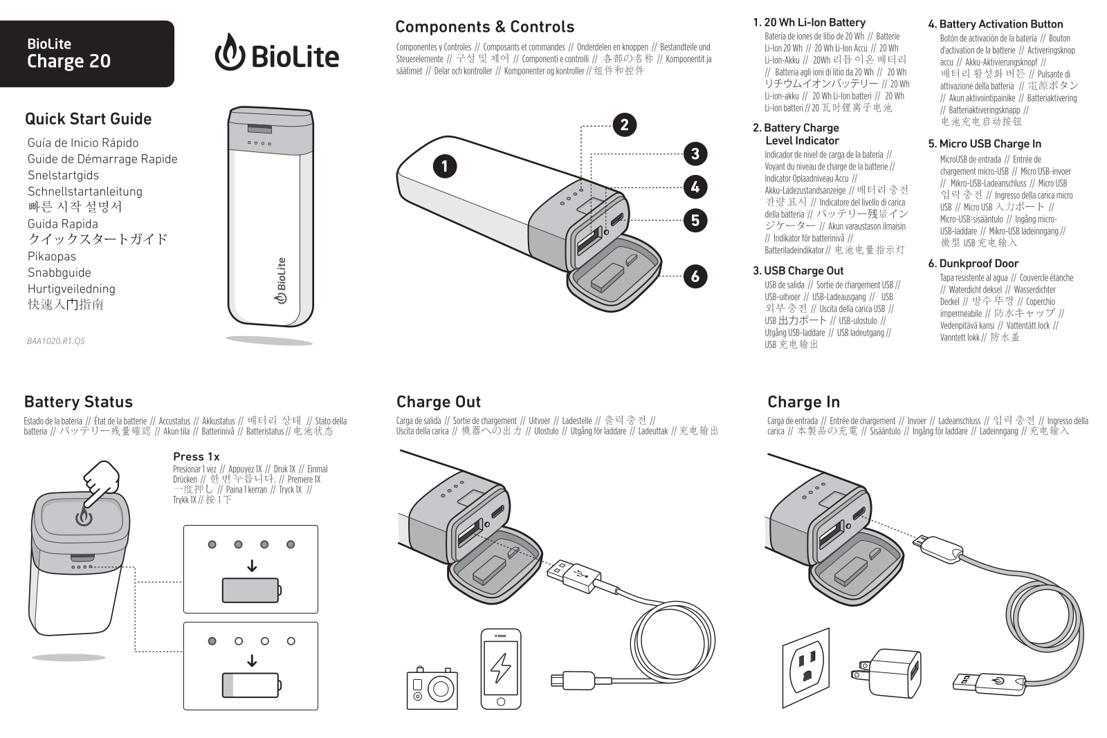 Biolite Charge 20 User Manual - ManualMachine.com
