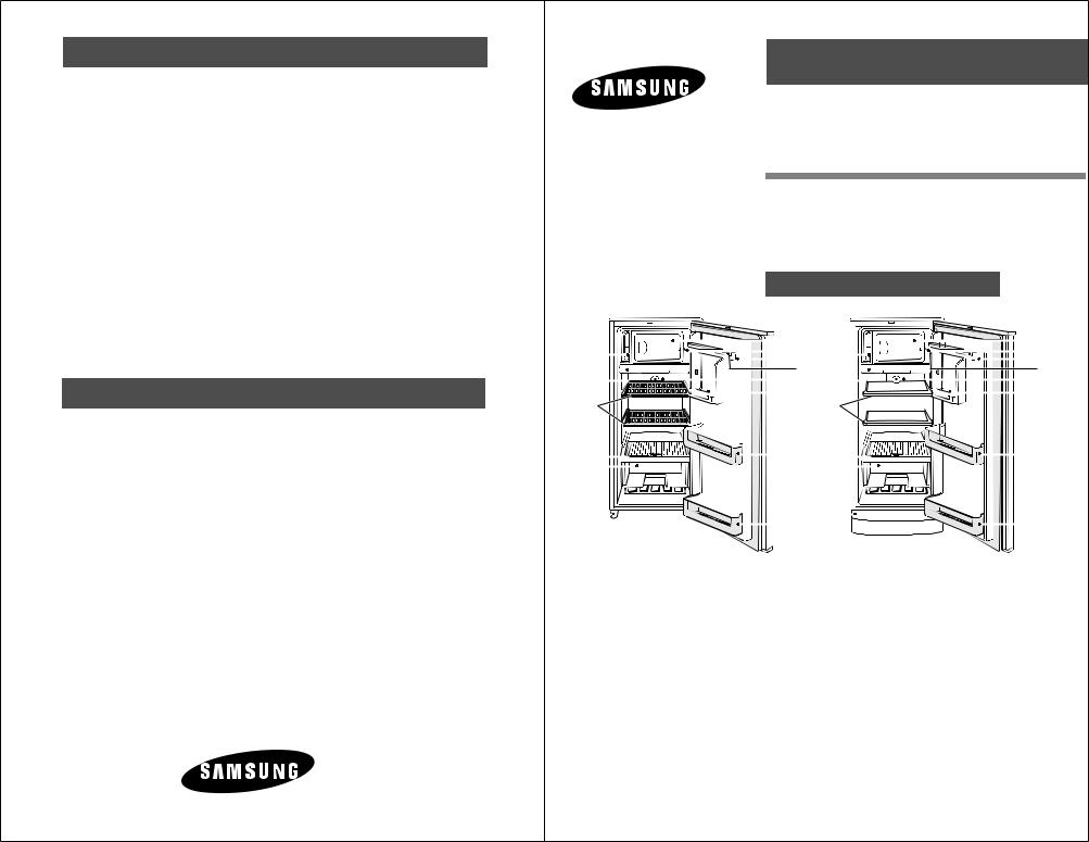 Samsung RA18RVTT1, RA18SVBS1, RA18TVSS1, RA18QHDR1, RA18QHMG1 Manual