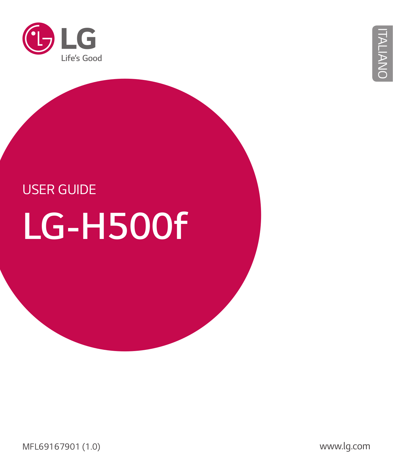 LG LGH500F User Manual