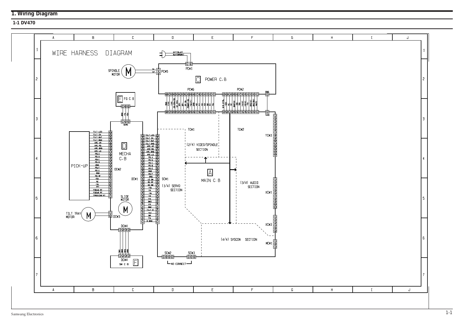 Samsung DV470 Wiring Diagram