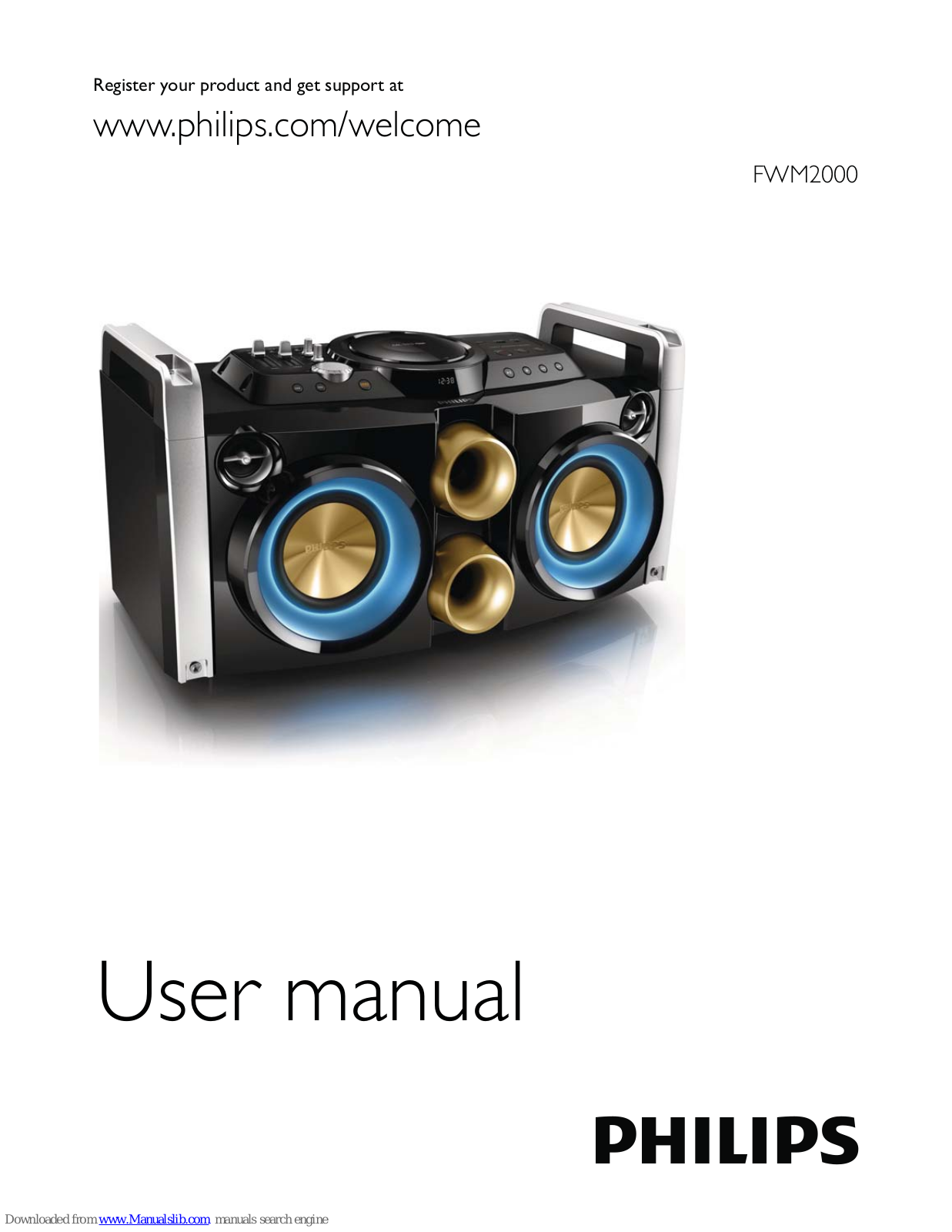 Philips FWM2000 User Manual - ManualMachine.com