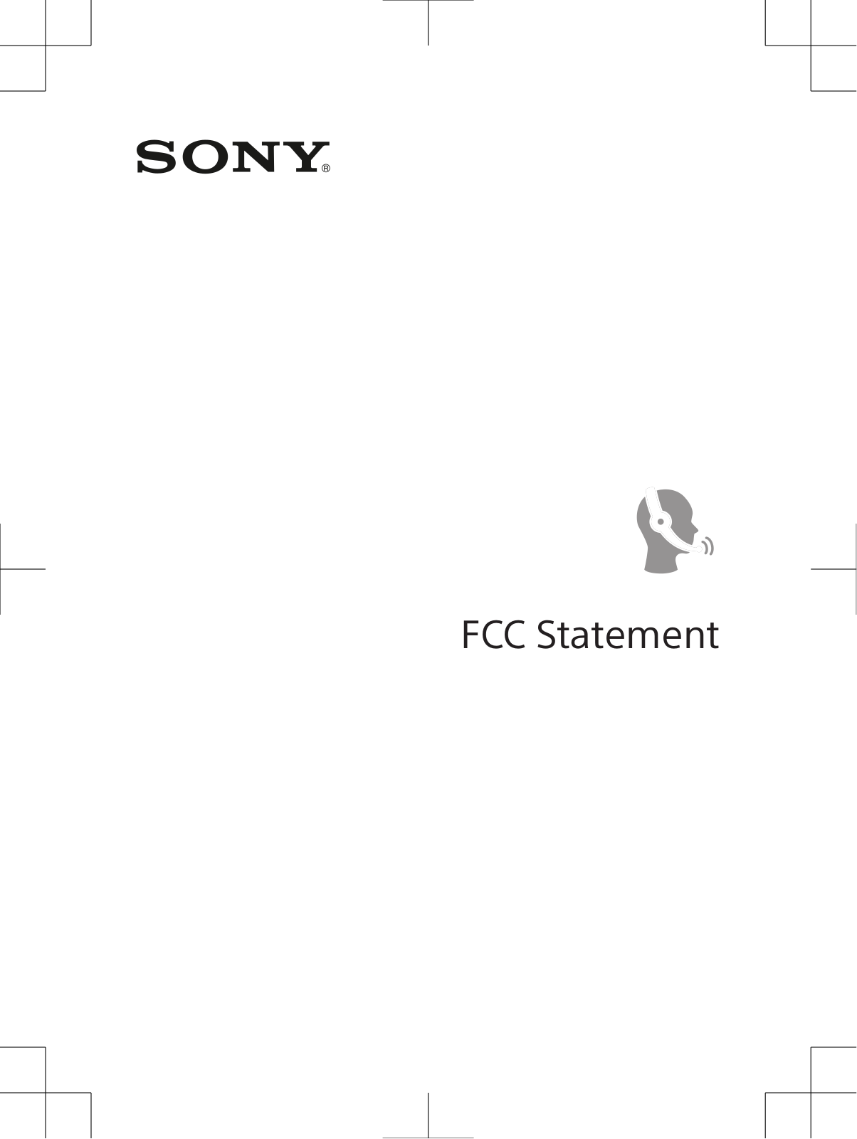 Sony 87507S Users Manual