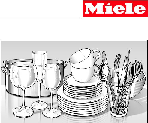 Miele G 5830 SC, G 5830 SCi Instructions Manual