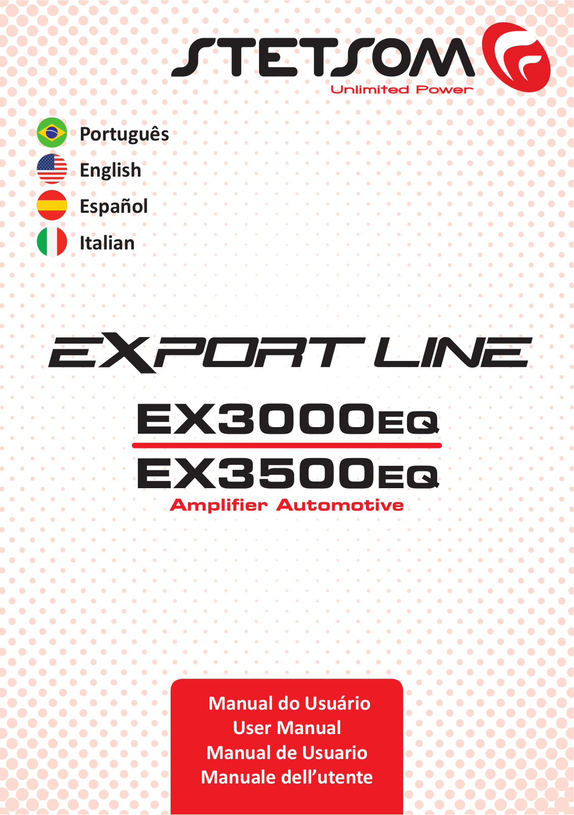 StetSom EXPORT LINE, EX3000EQ, EX3500EQ User Manual - ManualMachine.com