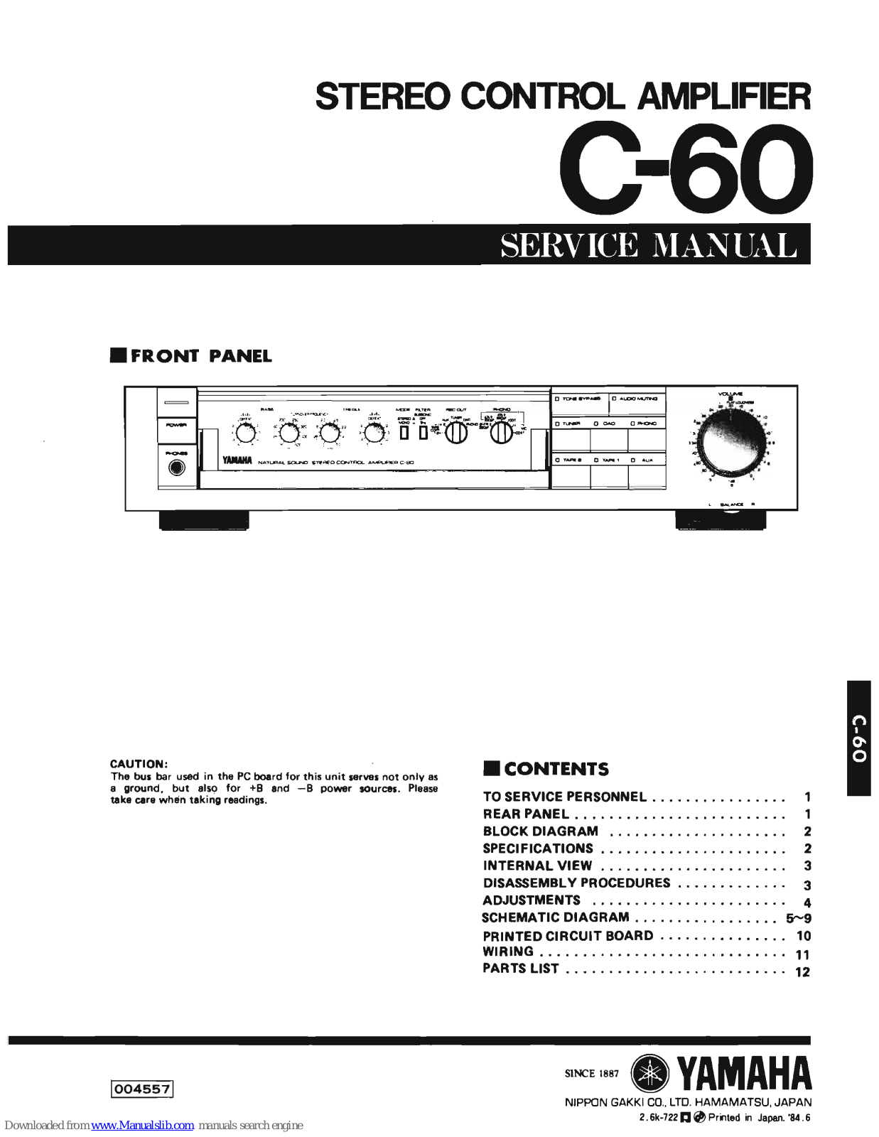 Teac C-60 Service Manual