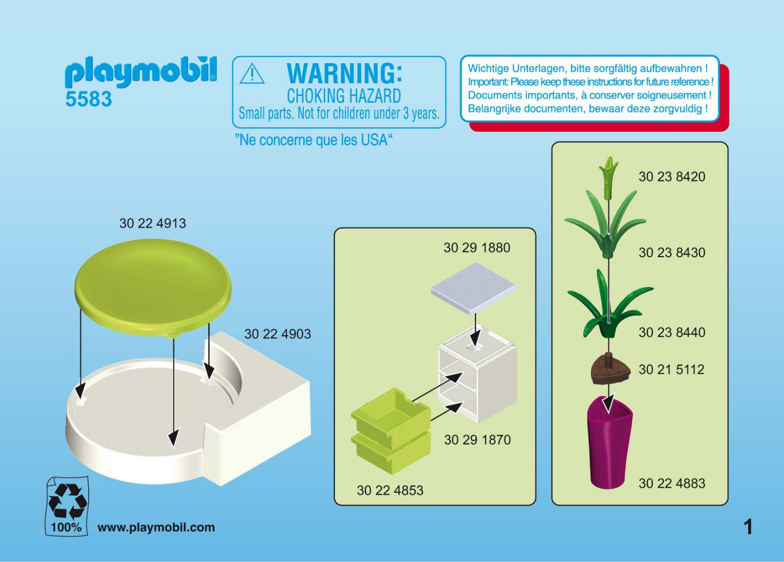 Playmobil 5583 Instructions