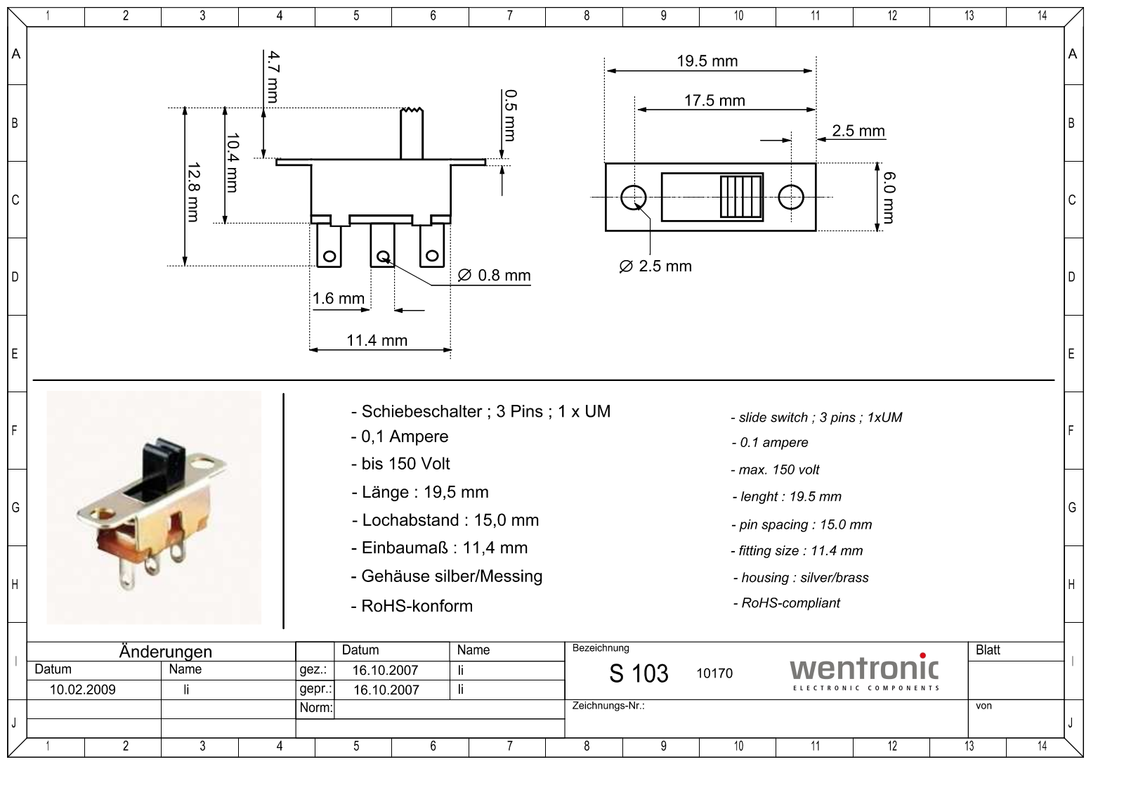 Datasheet T 215 Datasheet (FREI) - ManualMachine.com