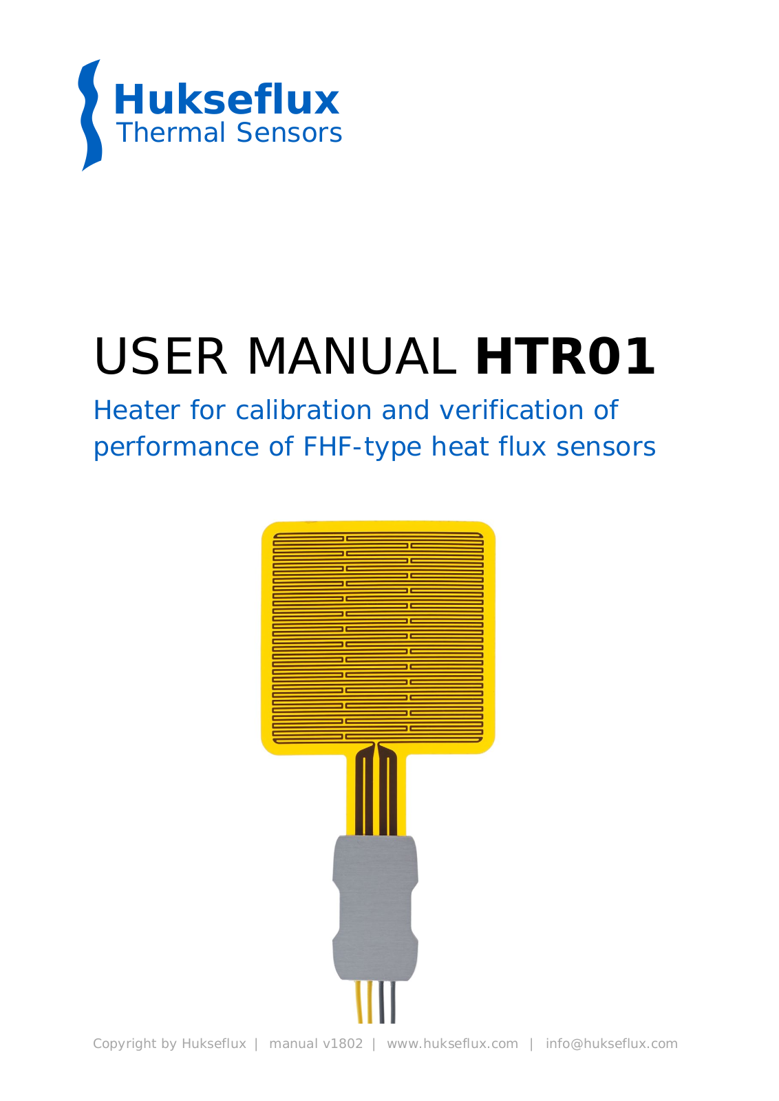 Hukseflux HTR01 User Manual