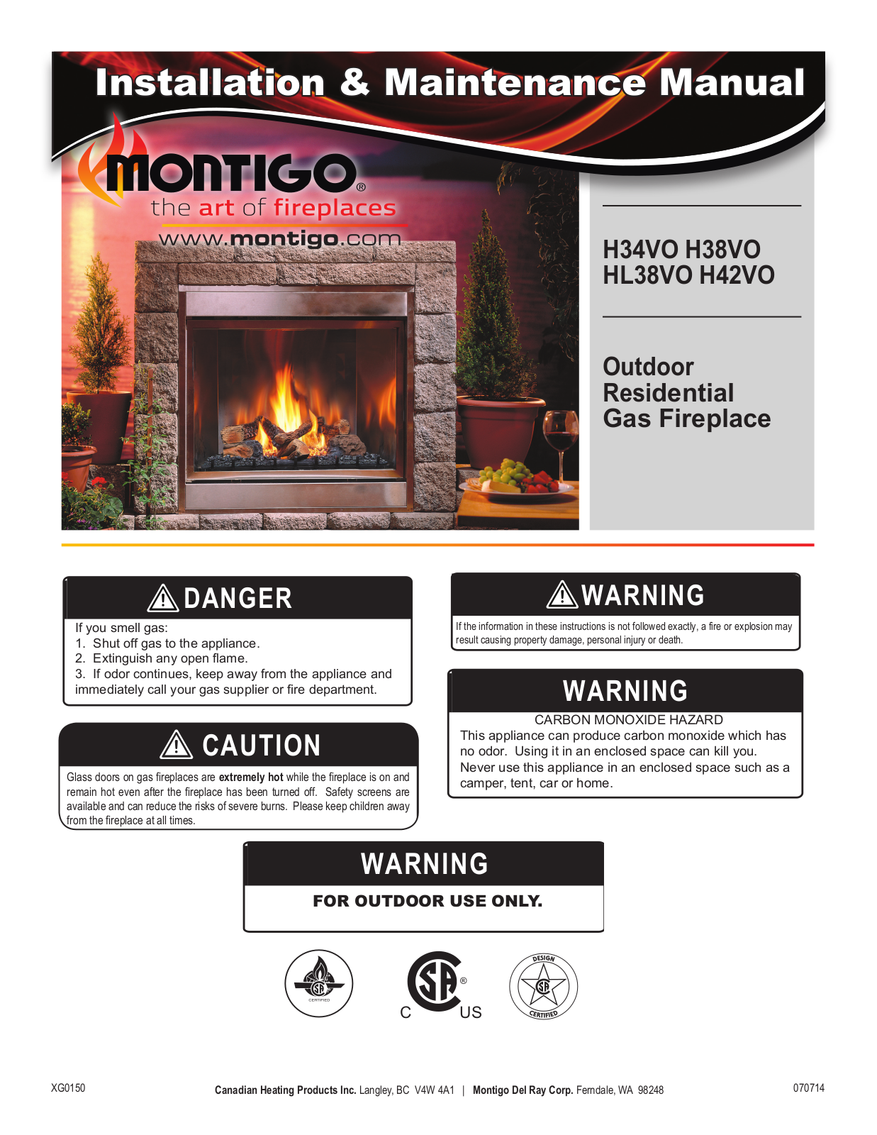 Montigo H34VO User Manual