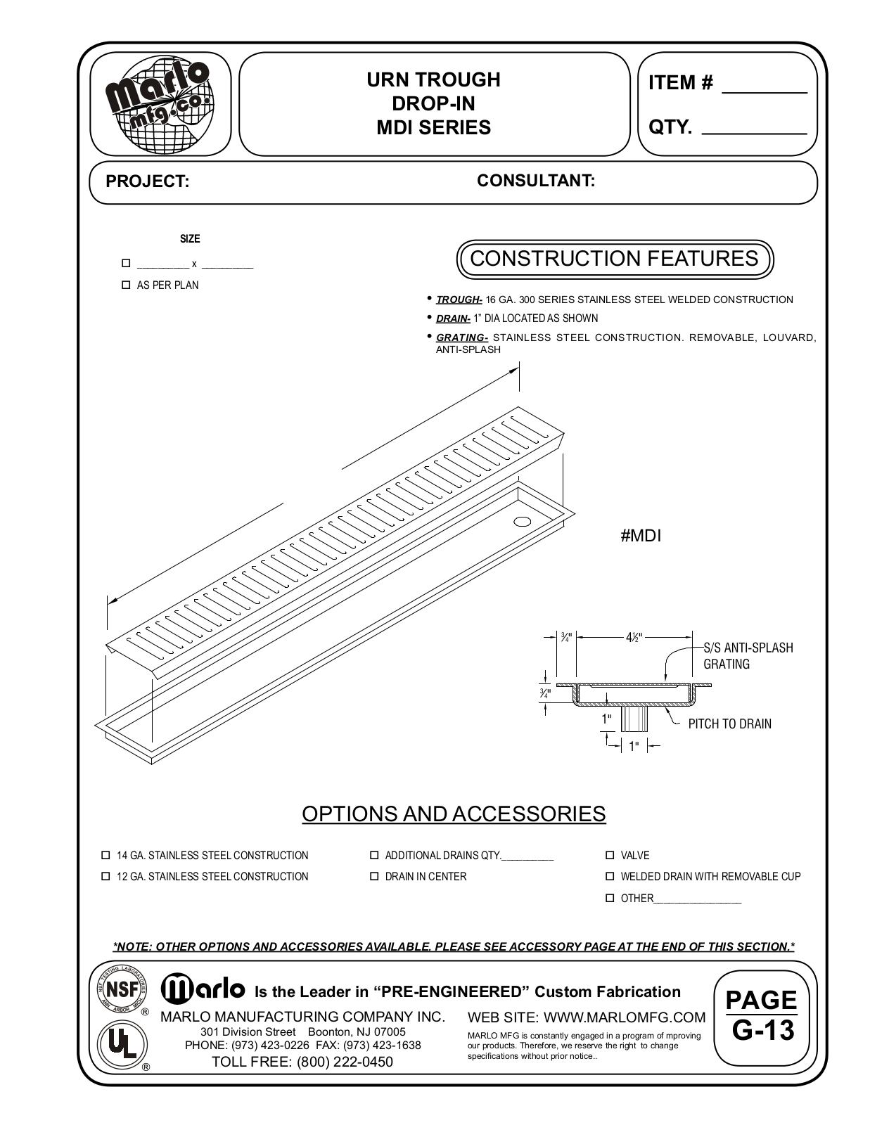 Marlo MDI User Manual