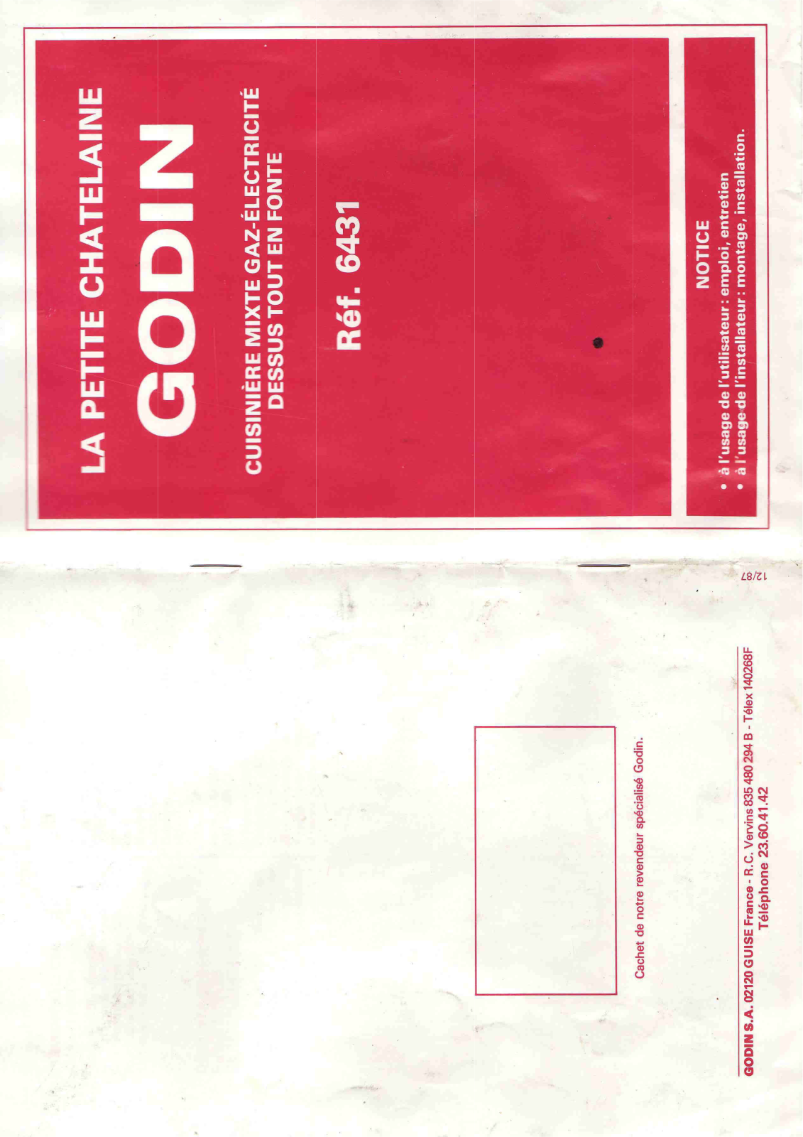 GODIN 6441 User Manual