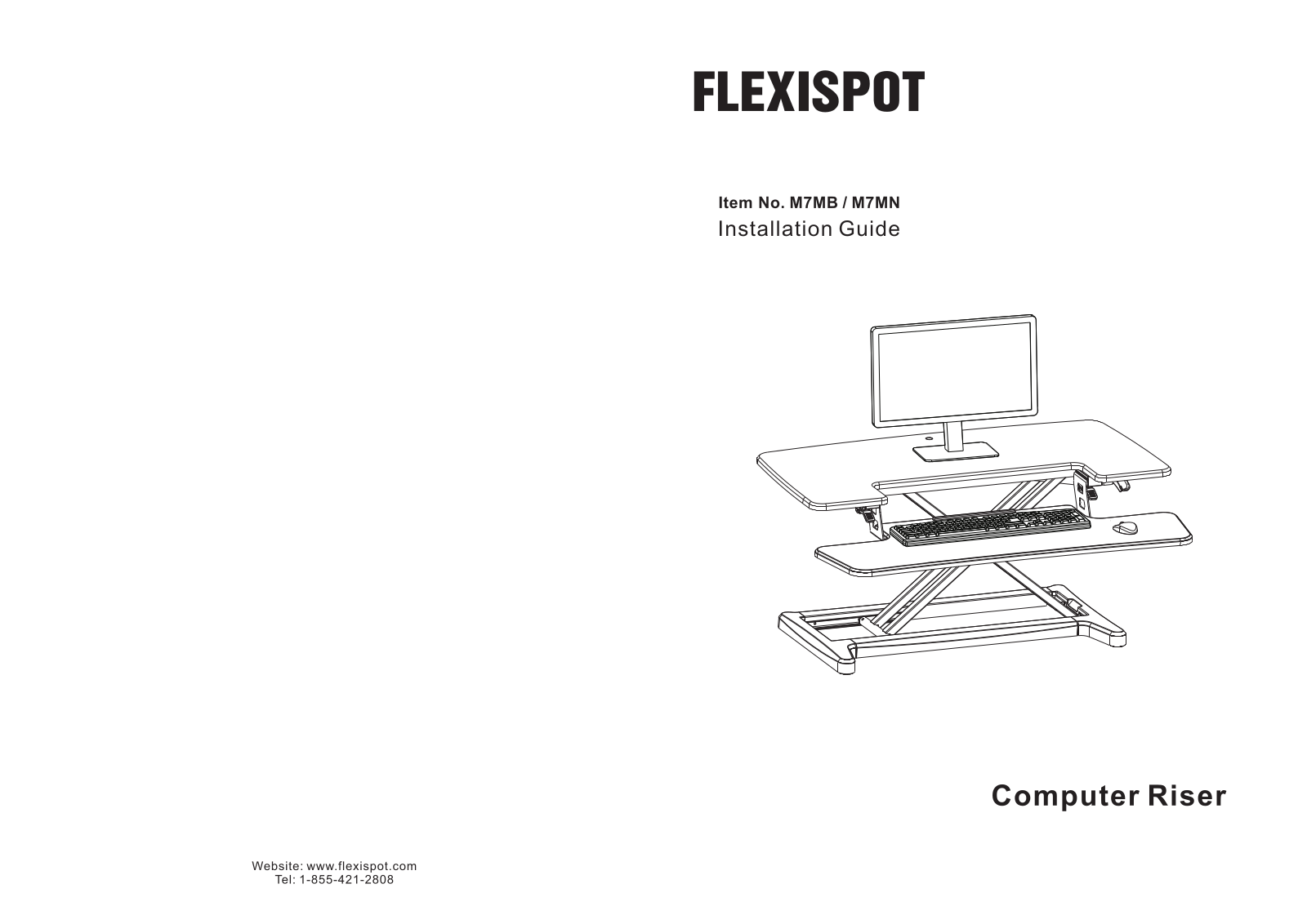 Flexispot M7MN, M7MB User Manual