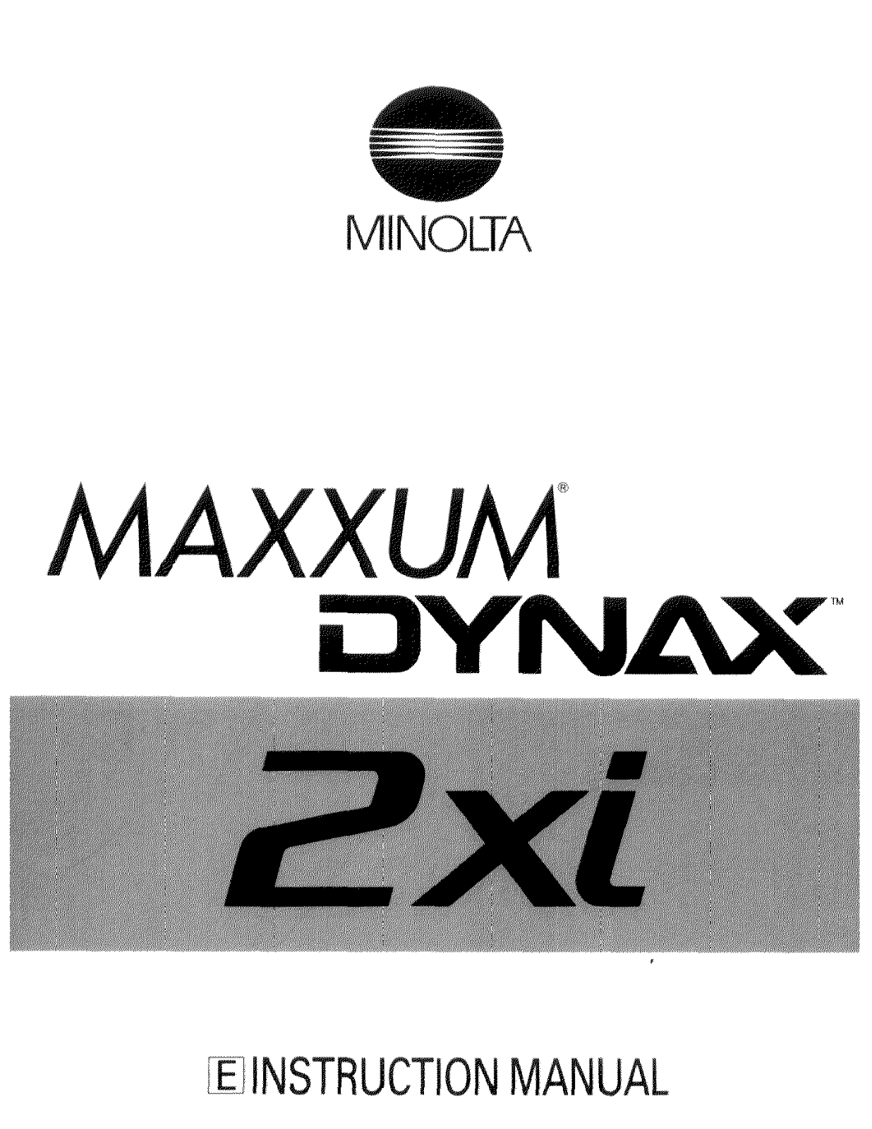 Konica Minolta DYNAX MAXXUM 2XI User Manual