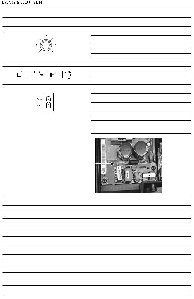 Bang and Olufsen Beosound 1 Service manual