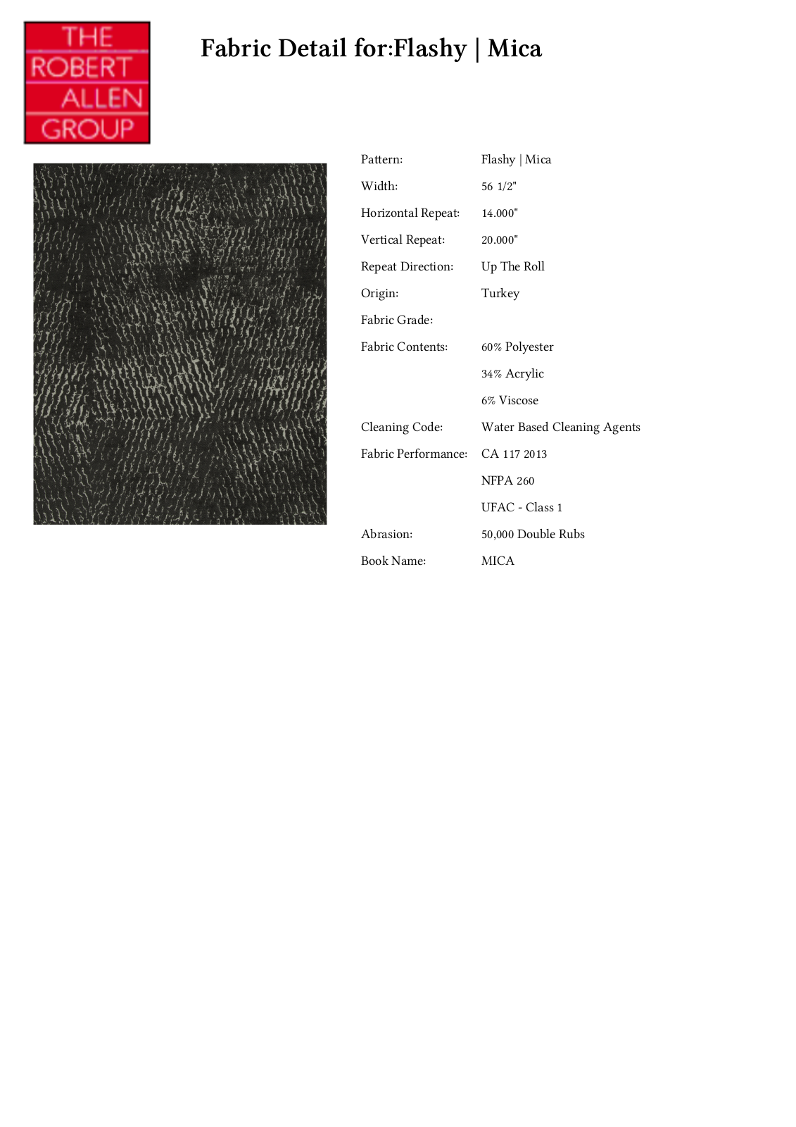 Robert Allen RALF1162 Specifications - ManualMachine.com