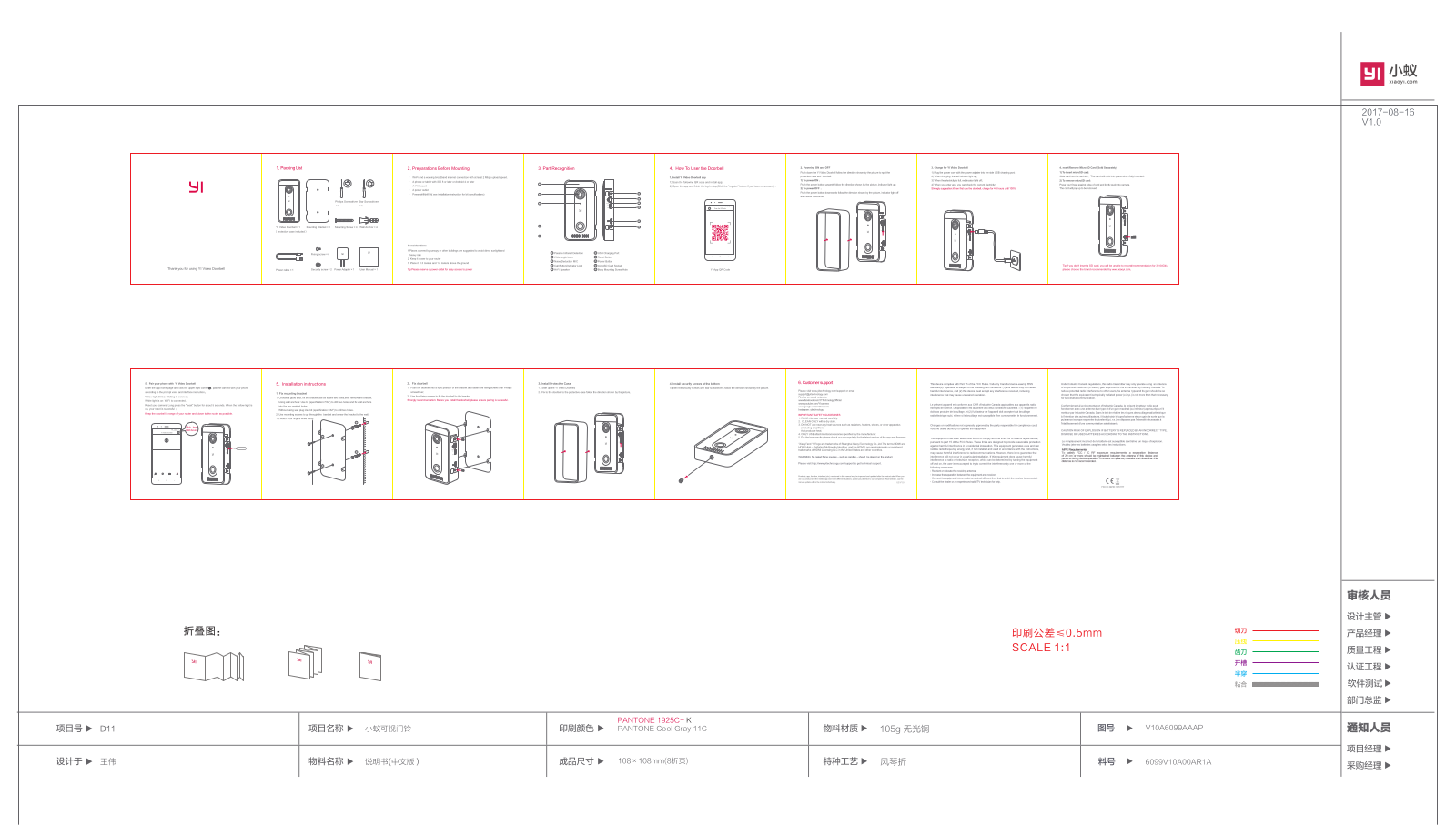 Xiaoyi Technology YDS1117 Users manual