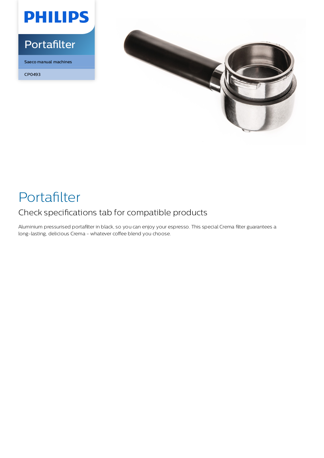 Philips CP0493/01 leaflet - ManualMachine.com