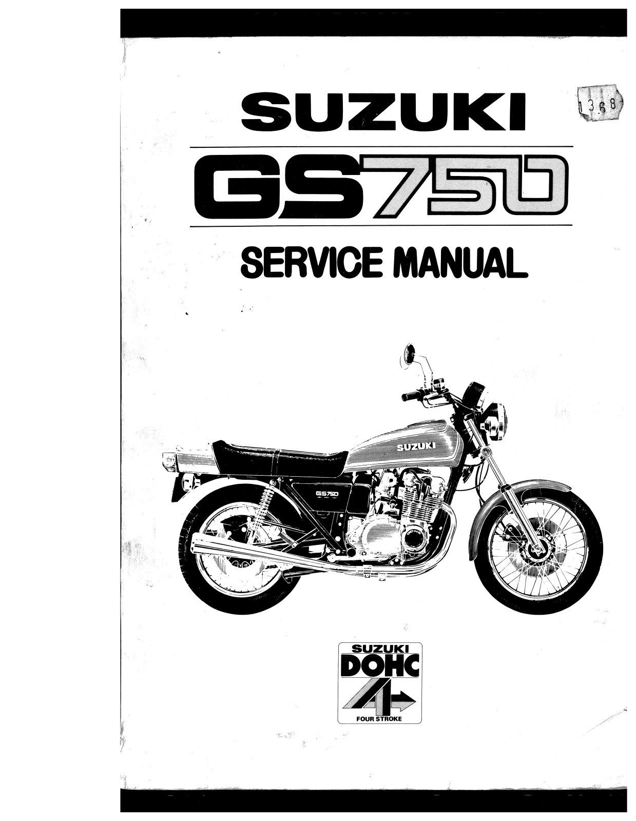 Suzuki GS750 Service Manual