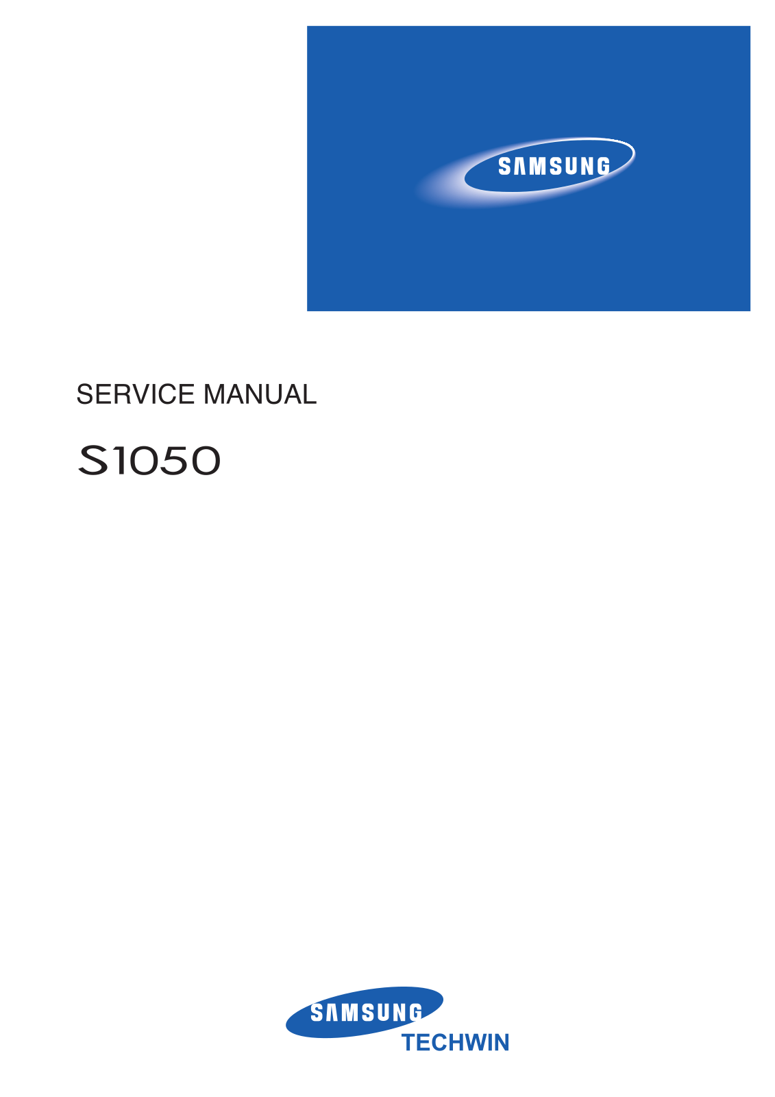 SAMSUNG DIGIMAX S1050 Service Manual