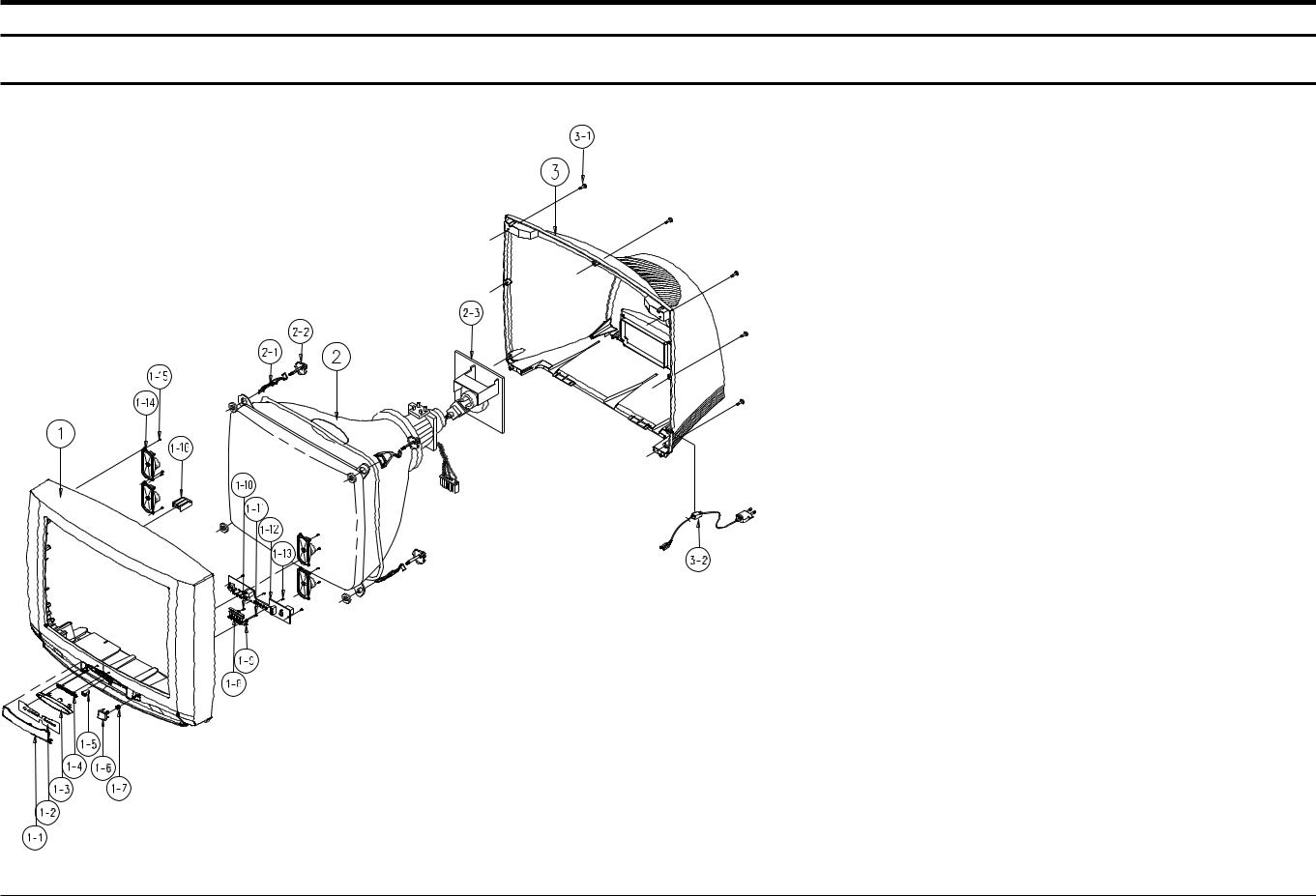 SAMSUNG CW28C75V Service Manual Exploded View & Part List