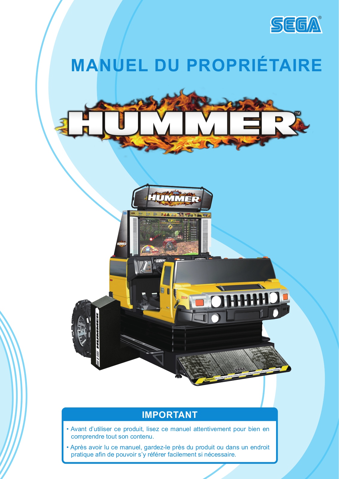 SEGA HUMMER User Manual