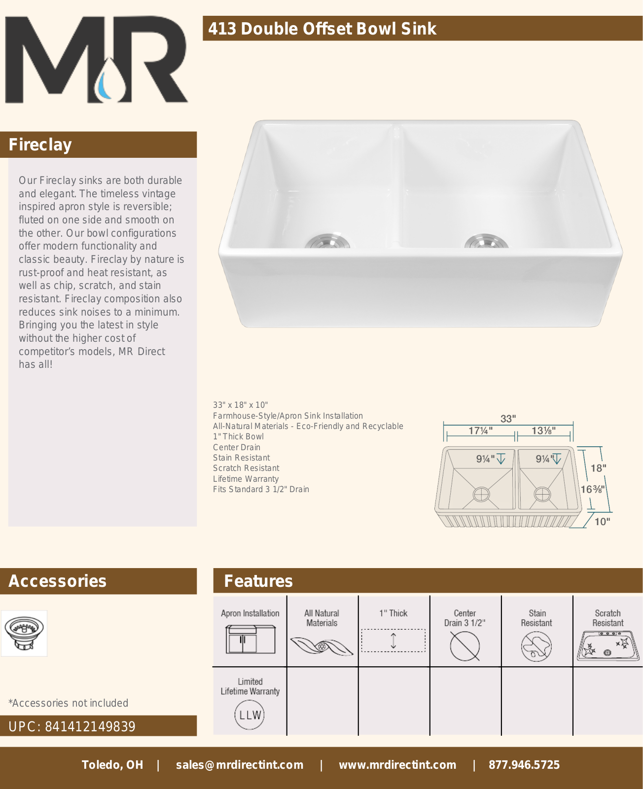 MR Direct MRDR2180 Specifications - ManualMachine.com