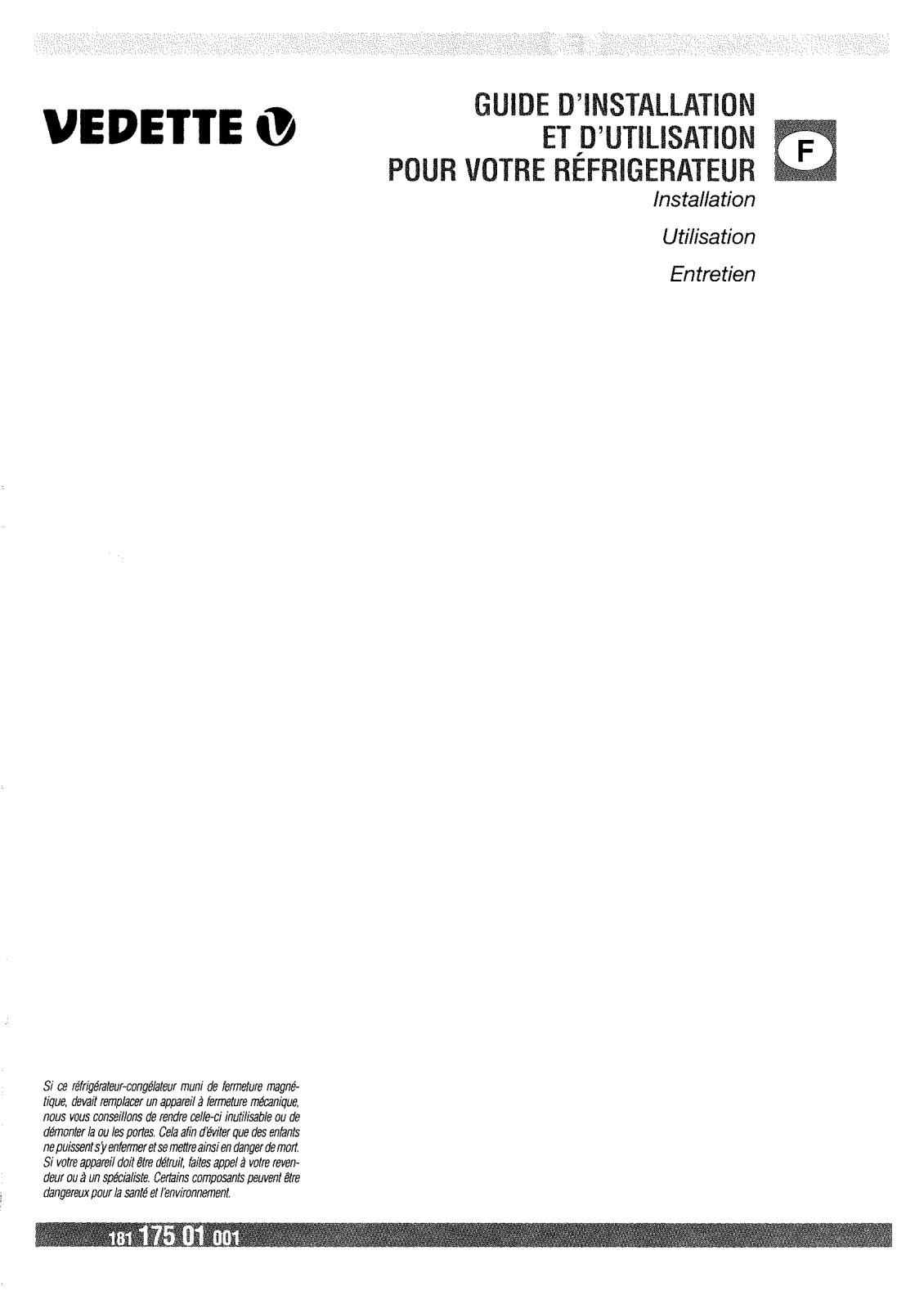 VEDETTE SPA 29 User Manual - ManualMachine.com