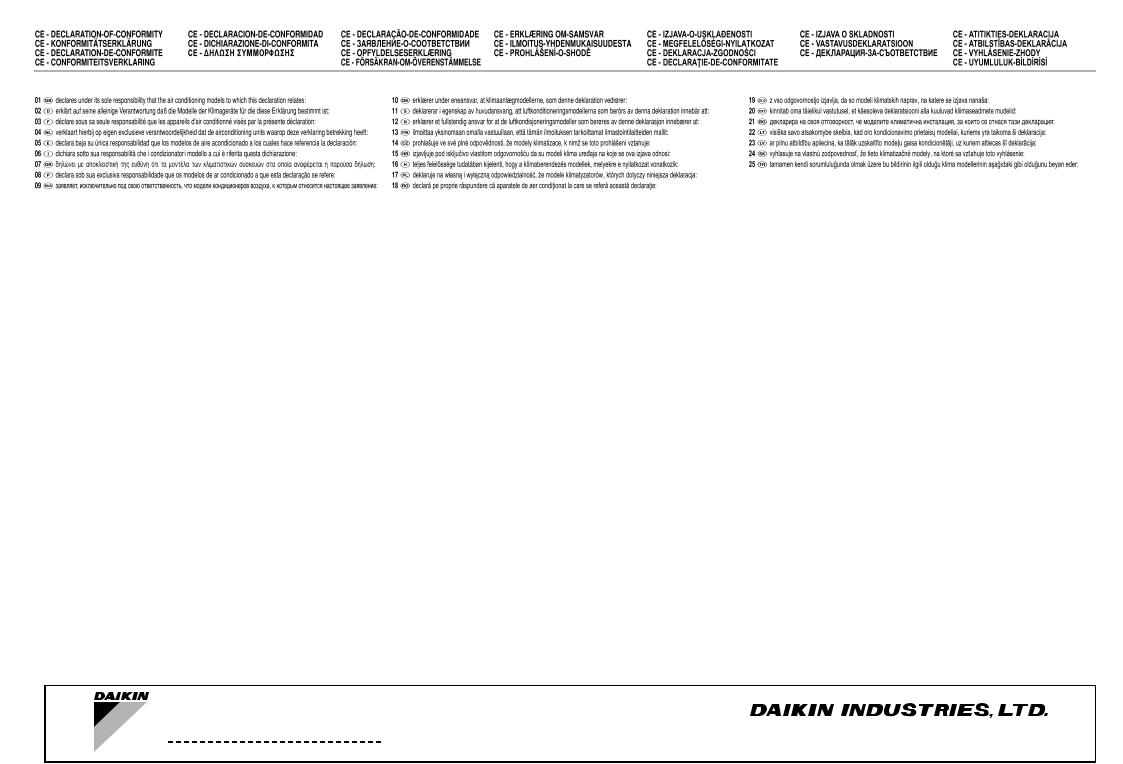 Daikin DCM601A51 Installation manual