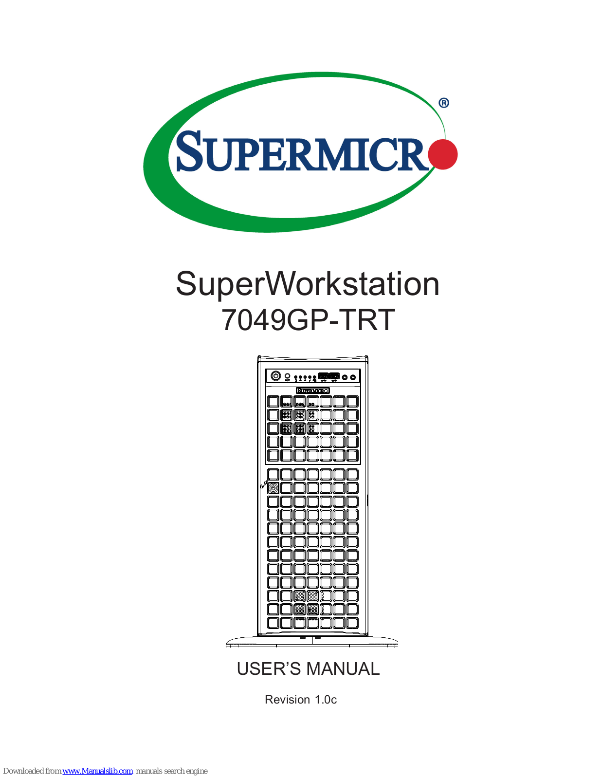 Supermicro SuperWorkstation 7049GP-TRT User Manual