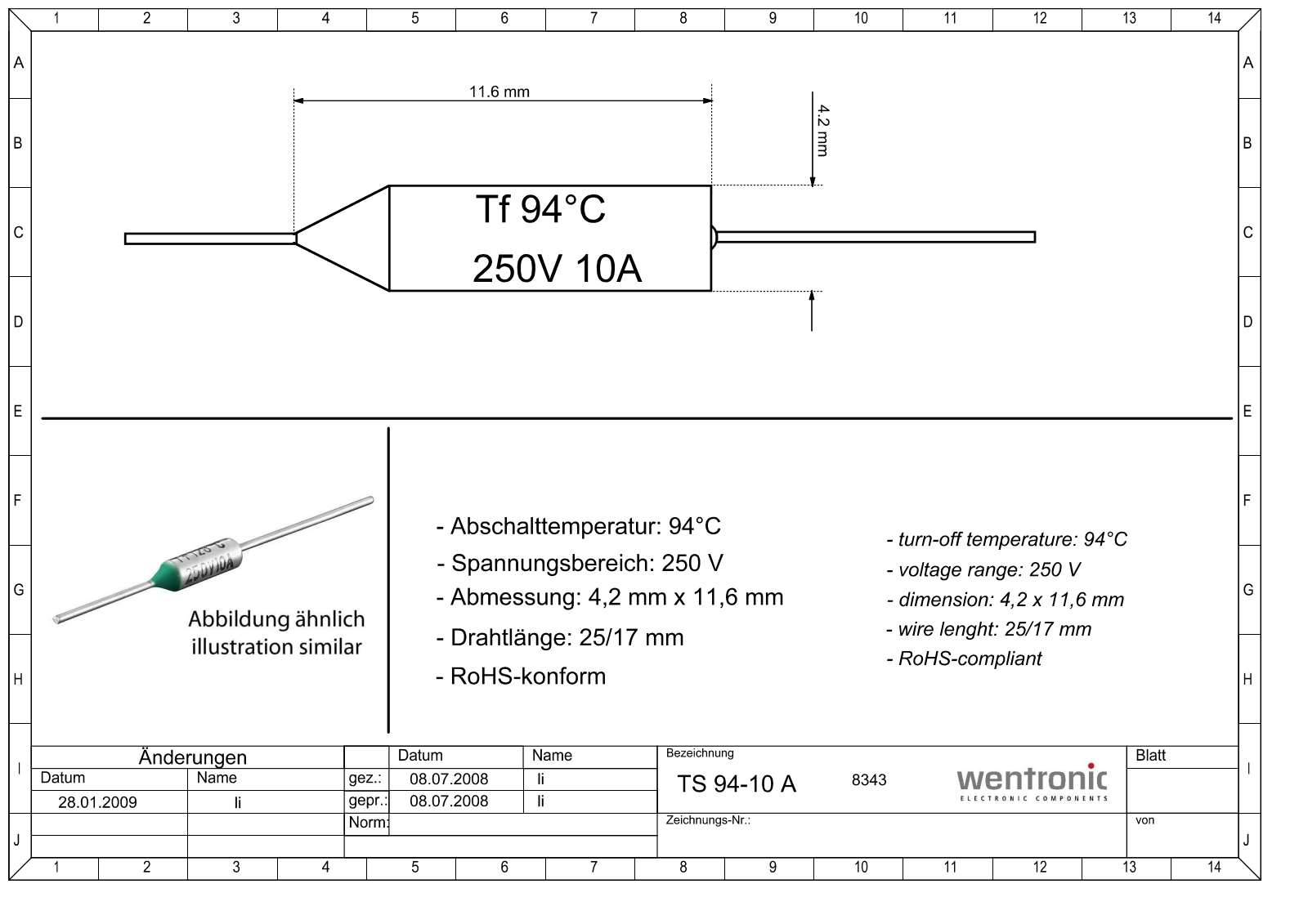 Datasheet MTS 94 Datasheet (FREI) - ManualMachine.com