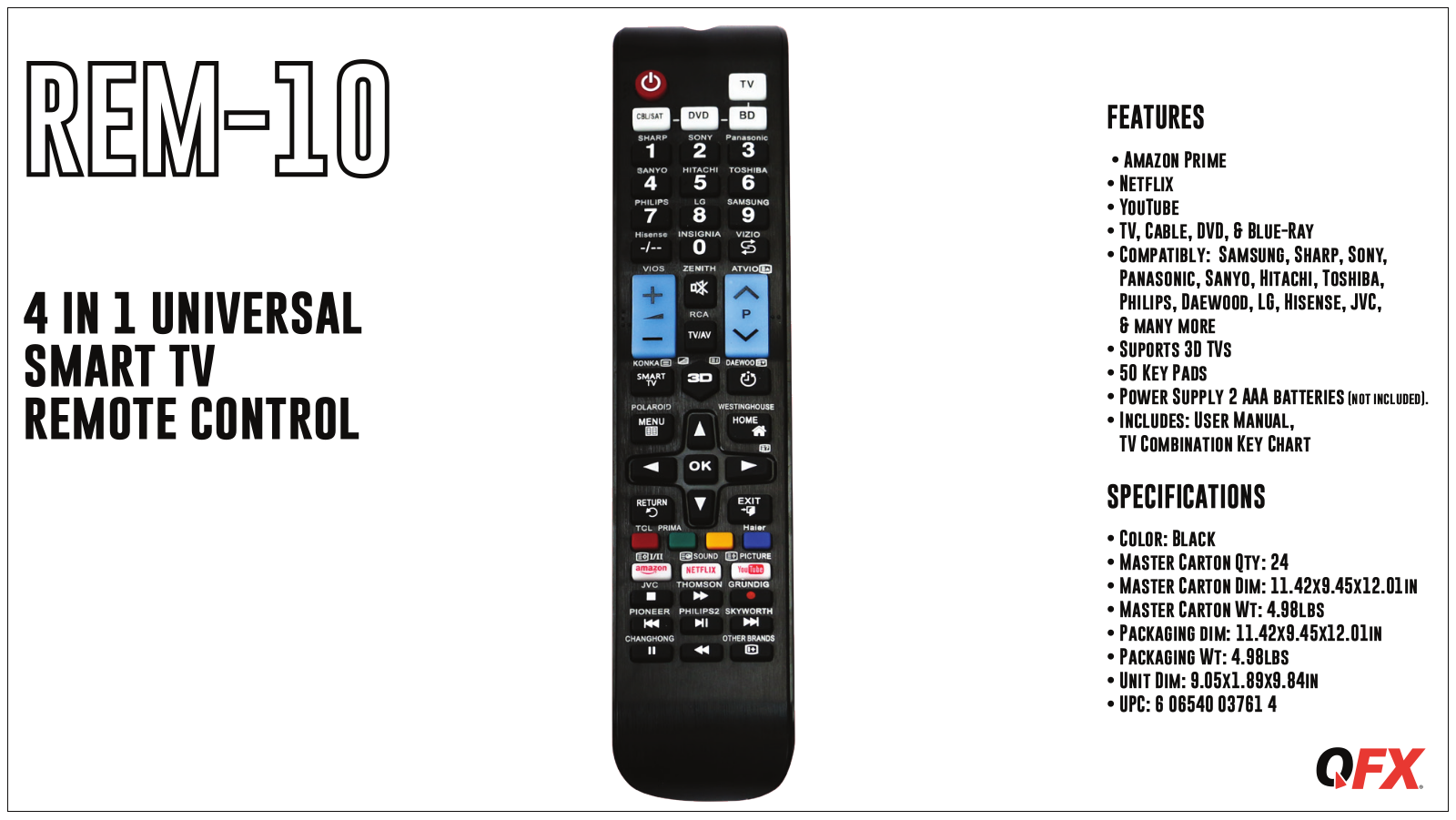 OFX REM-10 User Manual