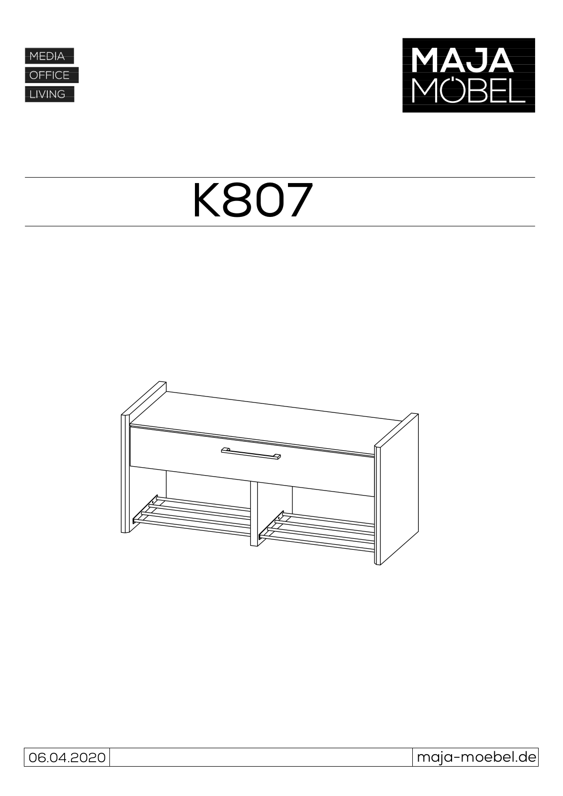 Maja Mobel K807 Assembly instructions