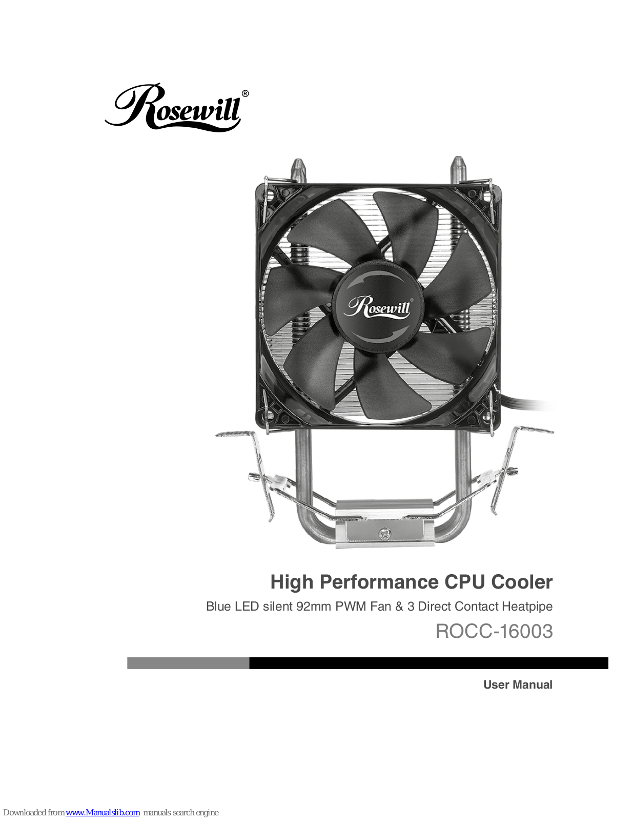 Rosewill ROCC-16003 User Manual