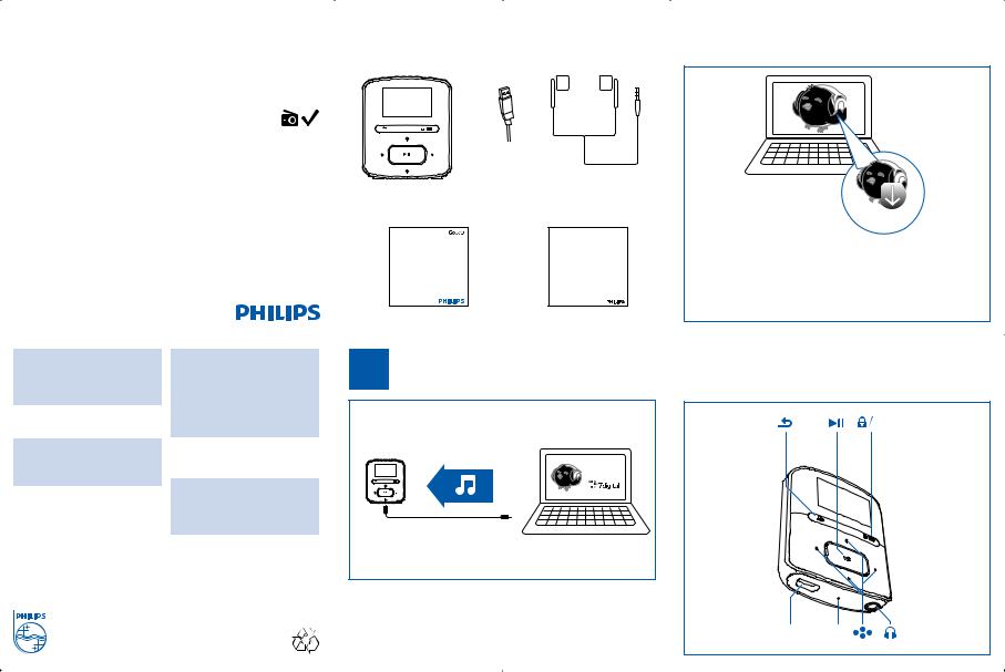 Philips SA4RGA02KF User Manual