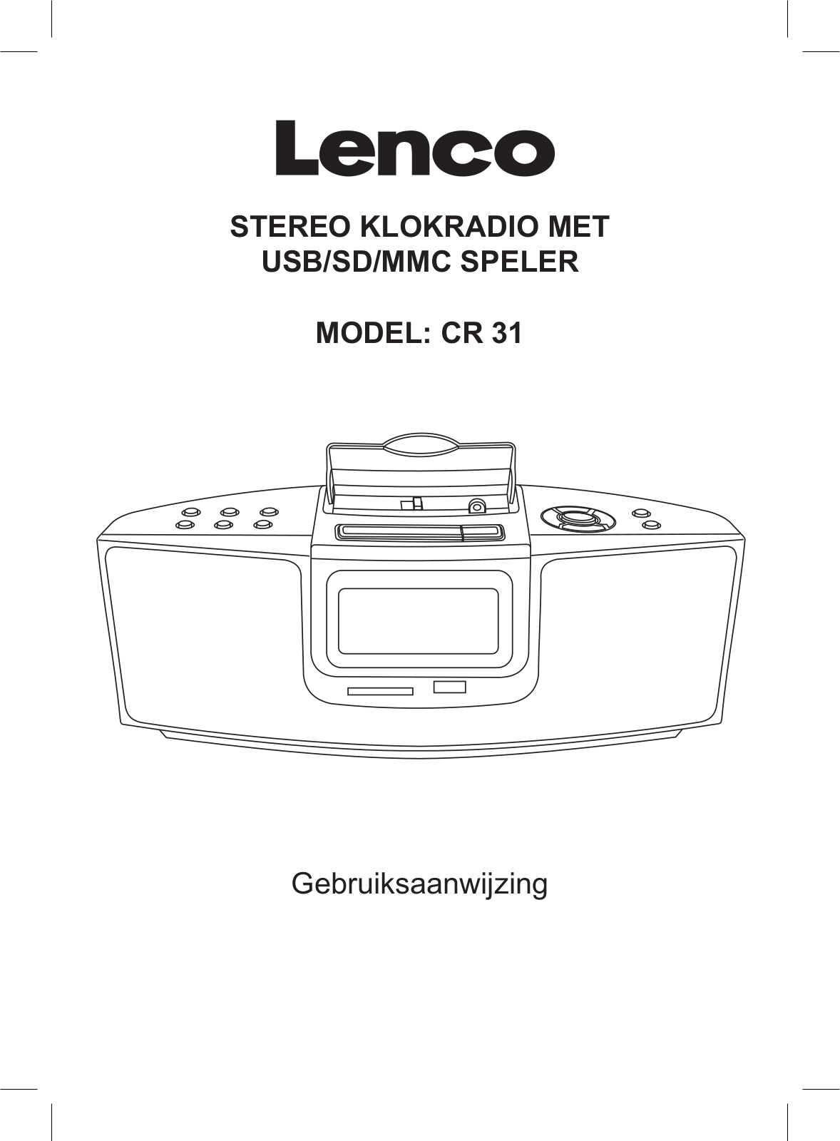 Lenco CR-31 User Manual