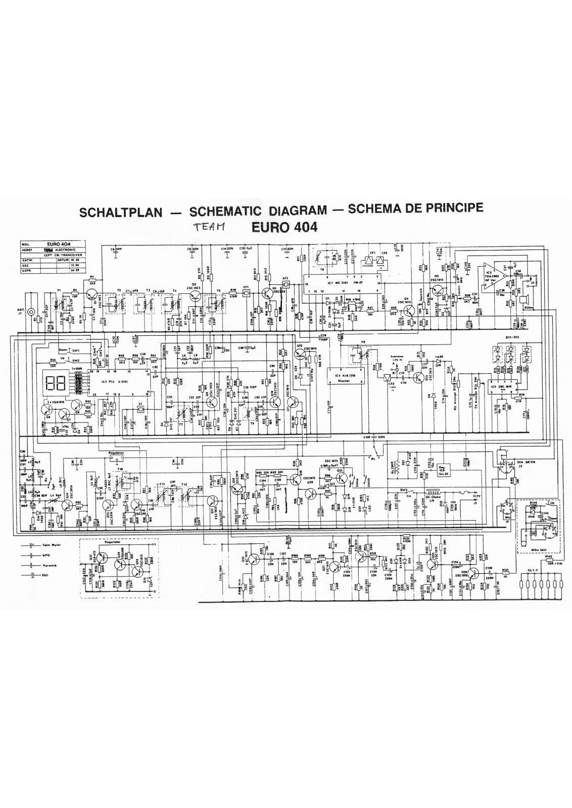 team Euro 404 Schematic