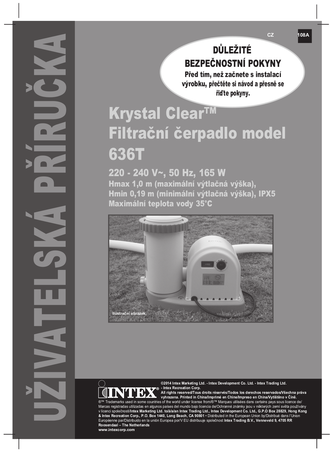 Intex 26176NP, 26322NP User Manual