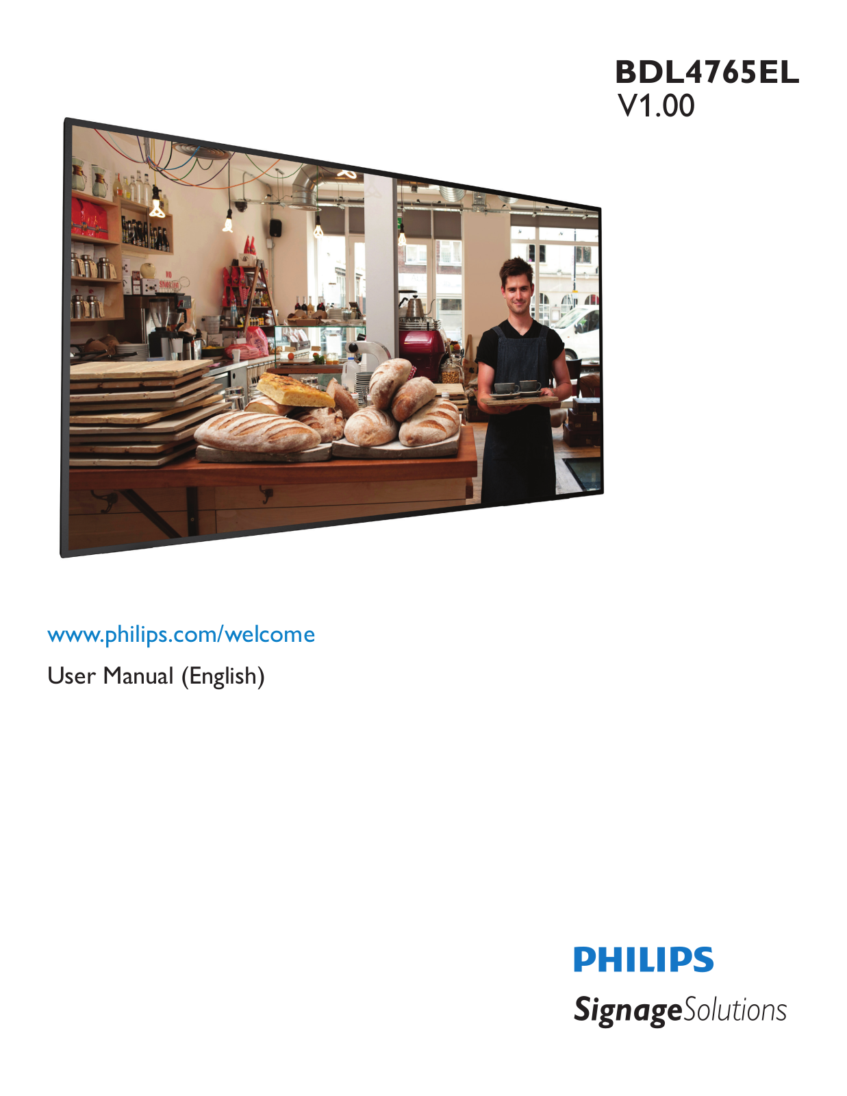 Philips BDL4765El User Manual