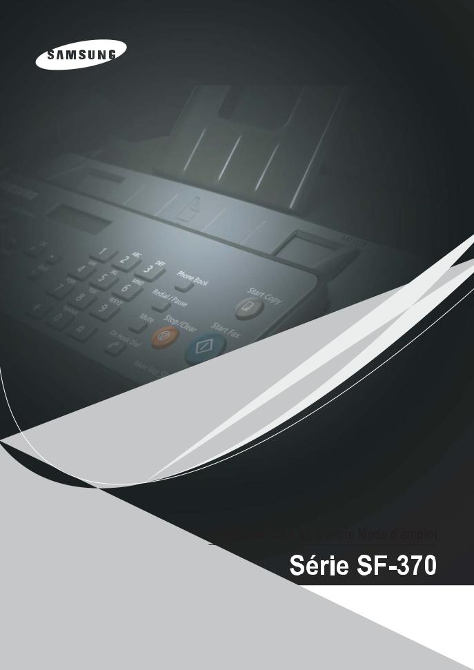 SAMSUNG SF-370, SF-375TP User Manual