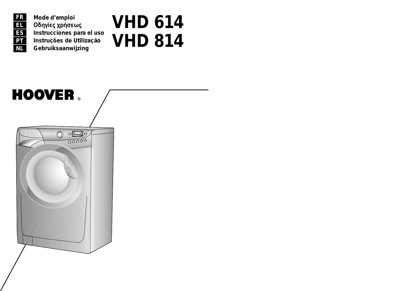 HOOVER VHD 614 User Manual