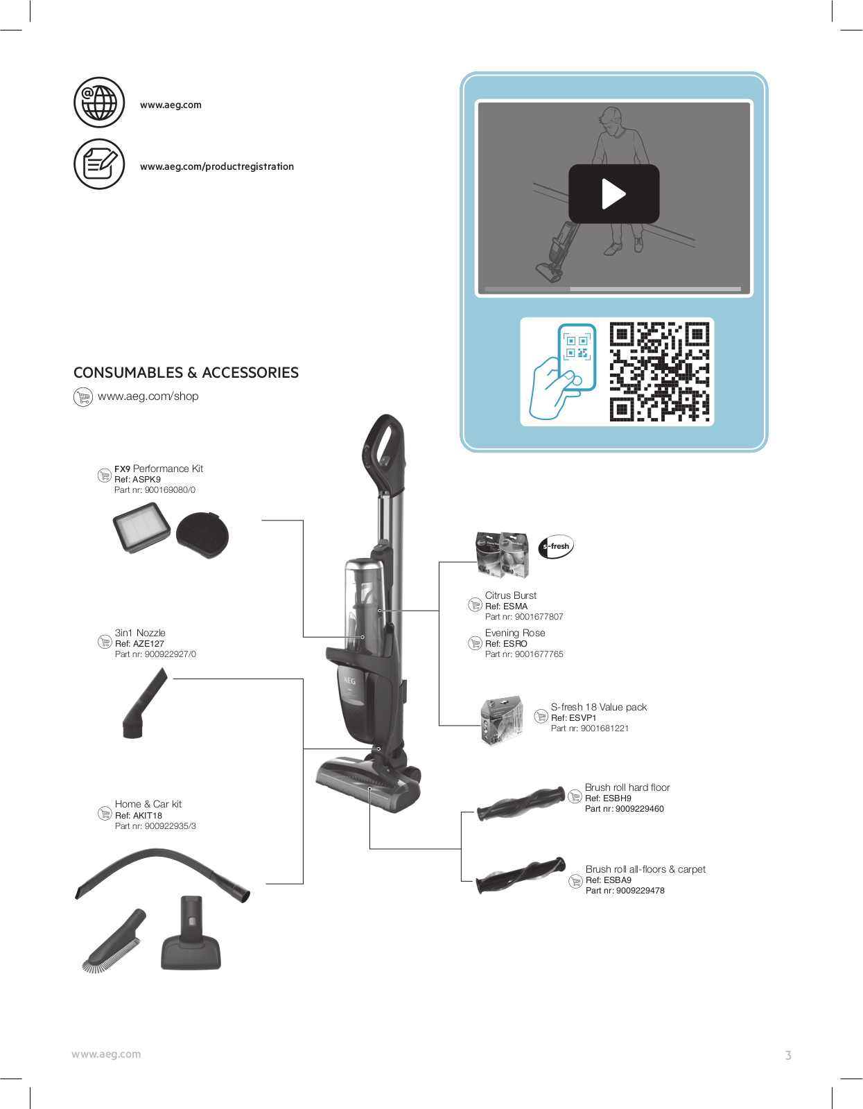 AEG FX9-1-4ST User manual