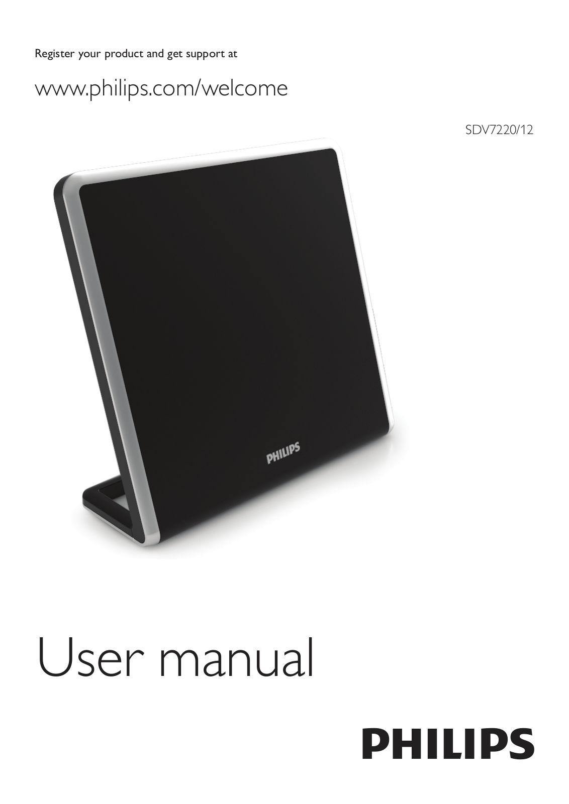 Philips SDV7220 User Manual