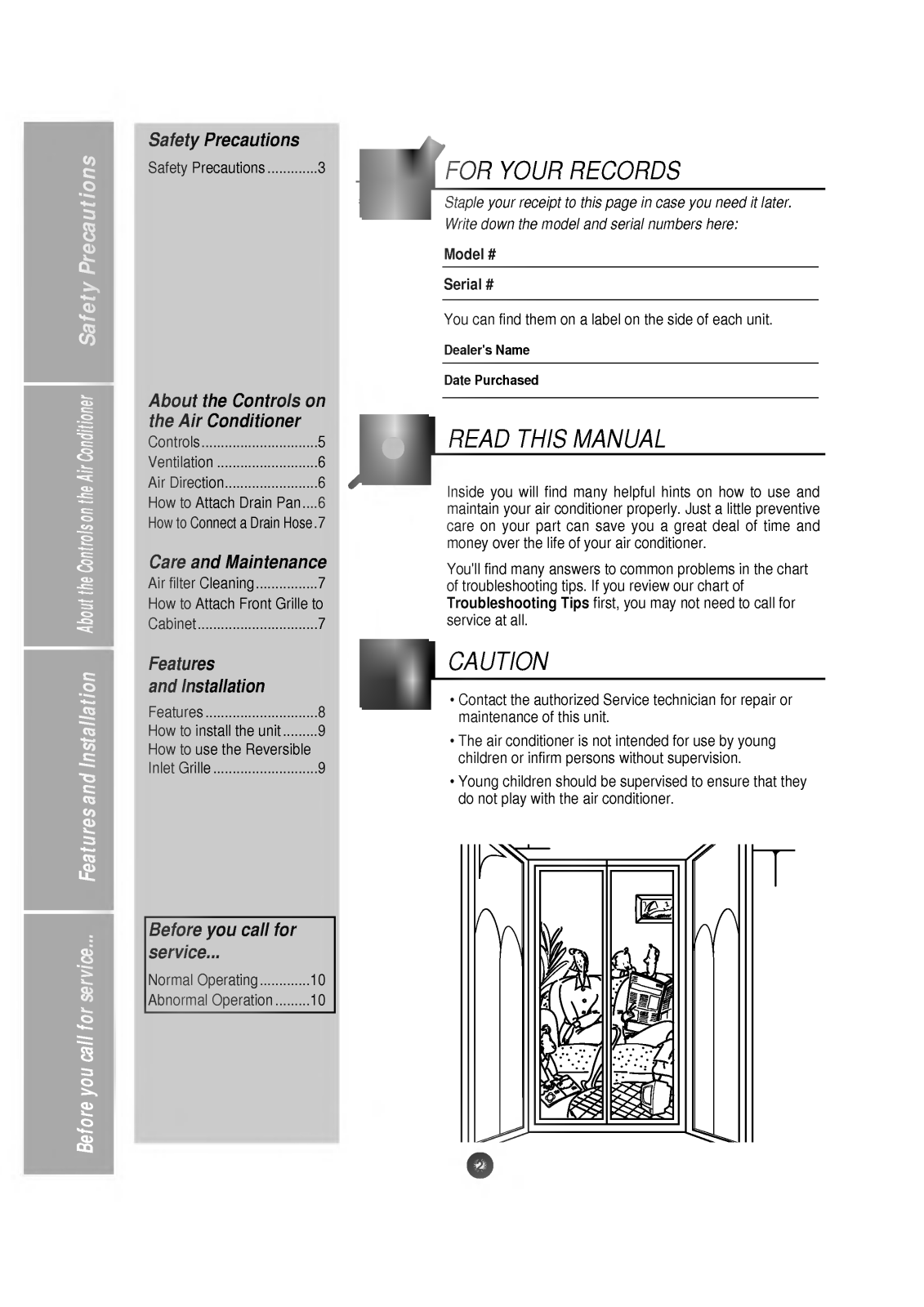 LG LWN2421BCG Owner's Manual