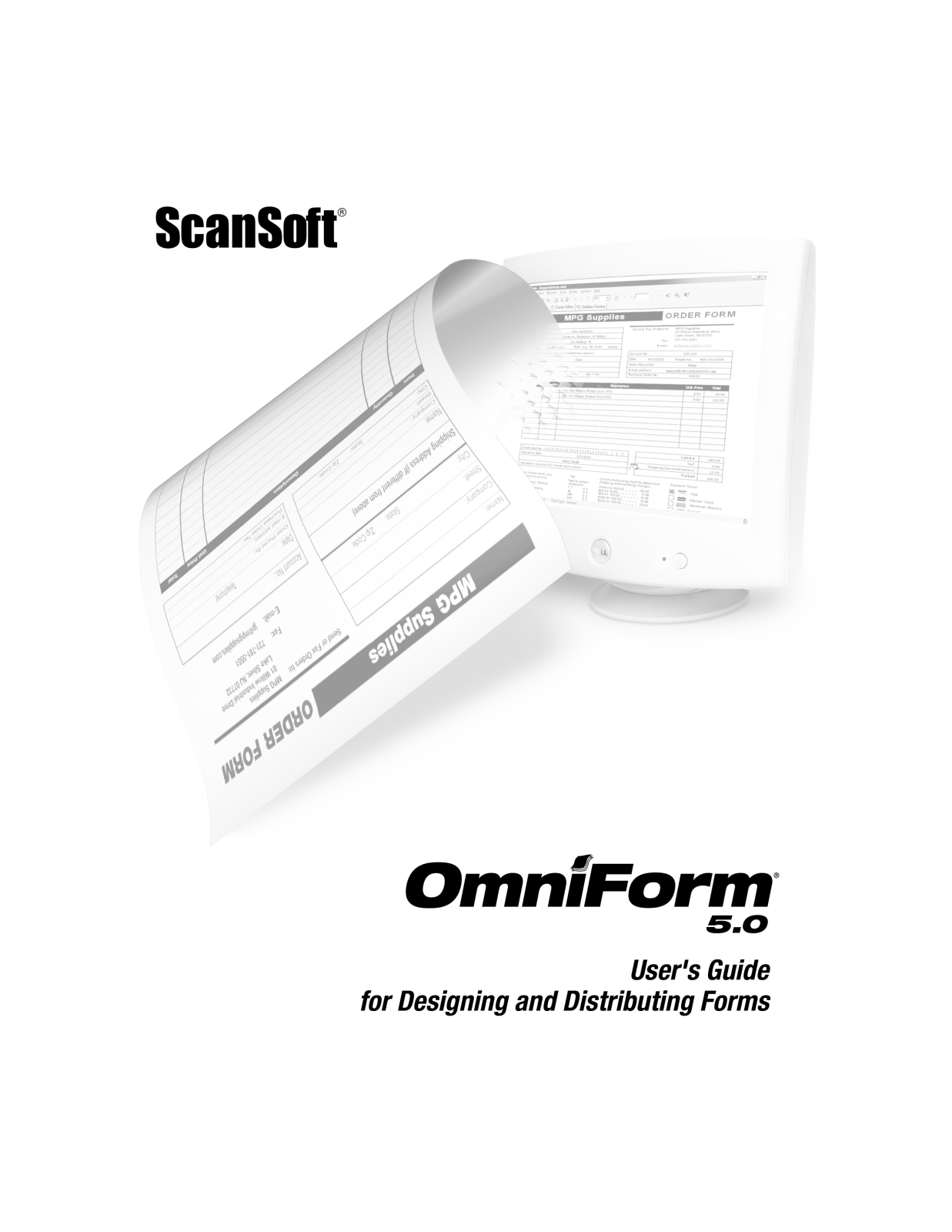 Nuance ScanSoft OmniForm - 5.0 Instruction Manual