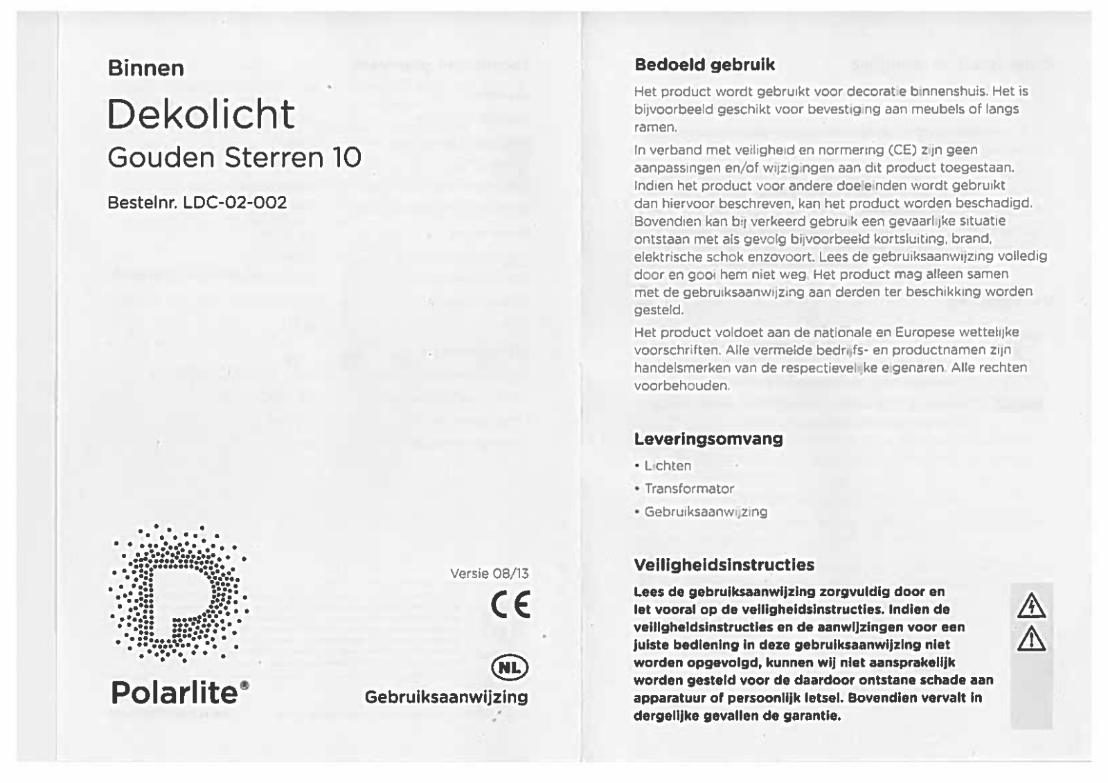 Polarlite LDC-02-002 User guide